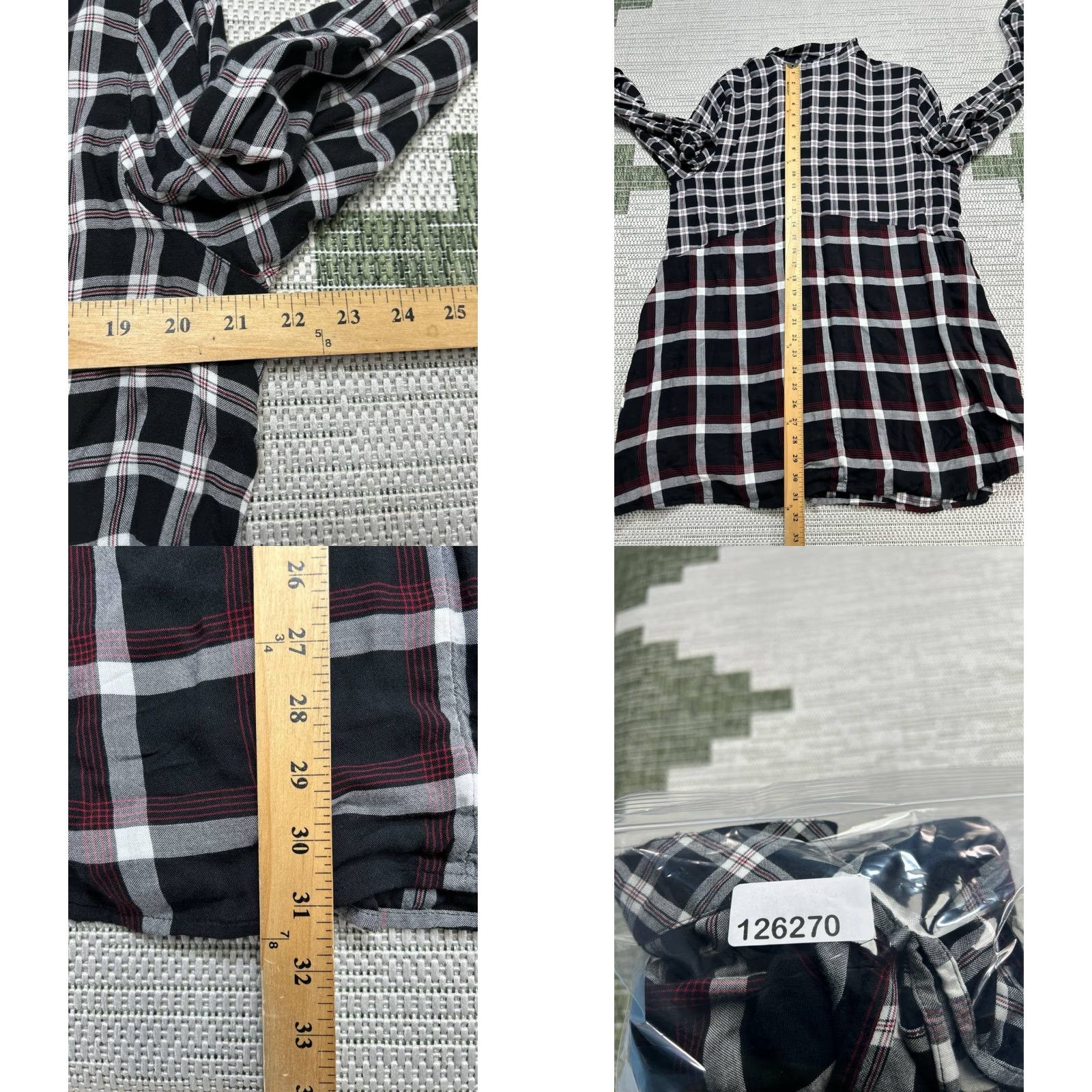 J. Jill J. Jill Shirt Dress Womens Large Multicolor Plaid Button Front Casual Party/Travel Size L / US 10 / IT 46 - 8 Thumbnail