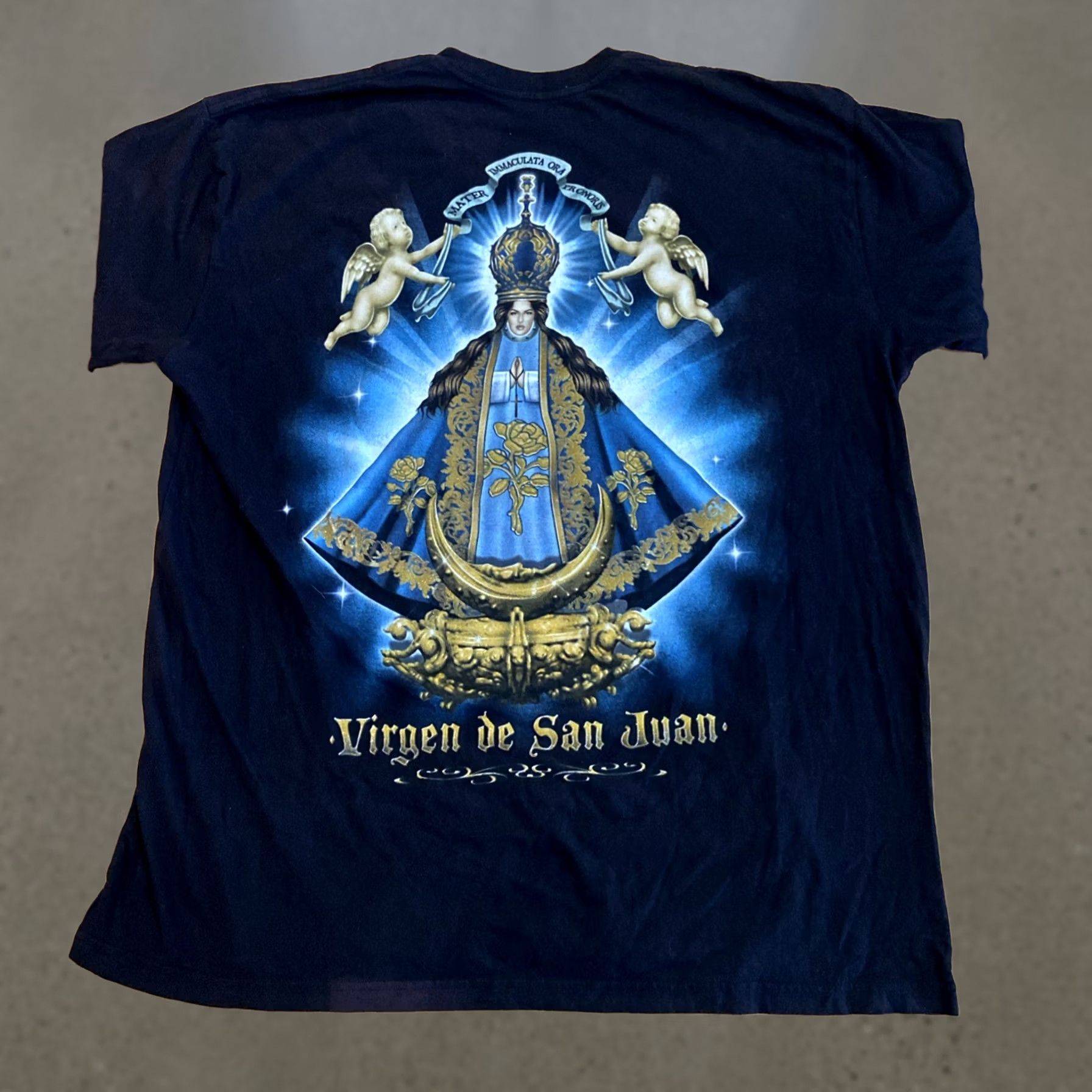 Vintage VINTAGE Rock Revolucion T-Shirt Short Sleeve Crew Neck XL Double Sided Black Cotton Men Virgen De San Juan De Los Lagos Graphic Print 22X28 C1 Size US XL / EU 56 / 4 - 1 Thumbnail