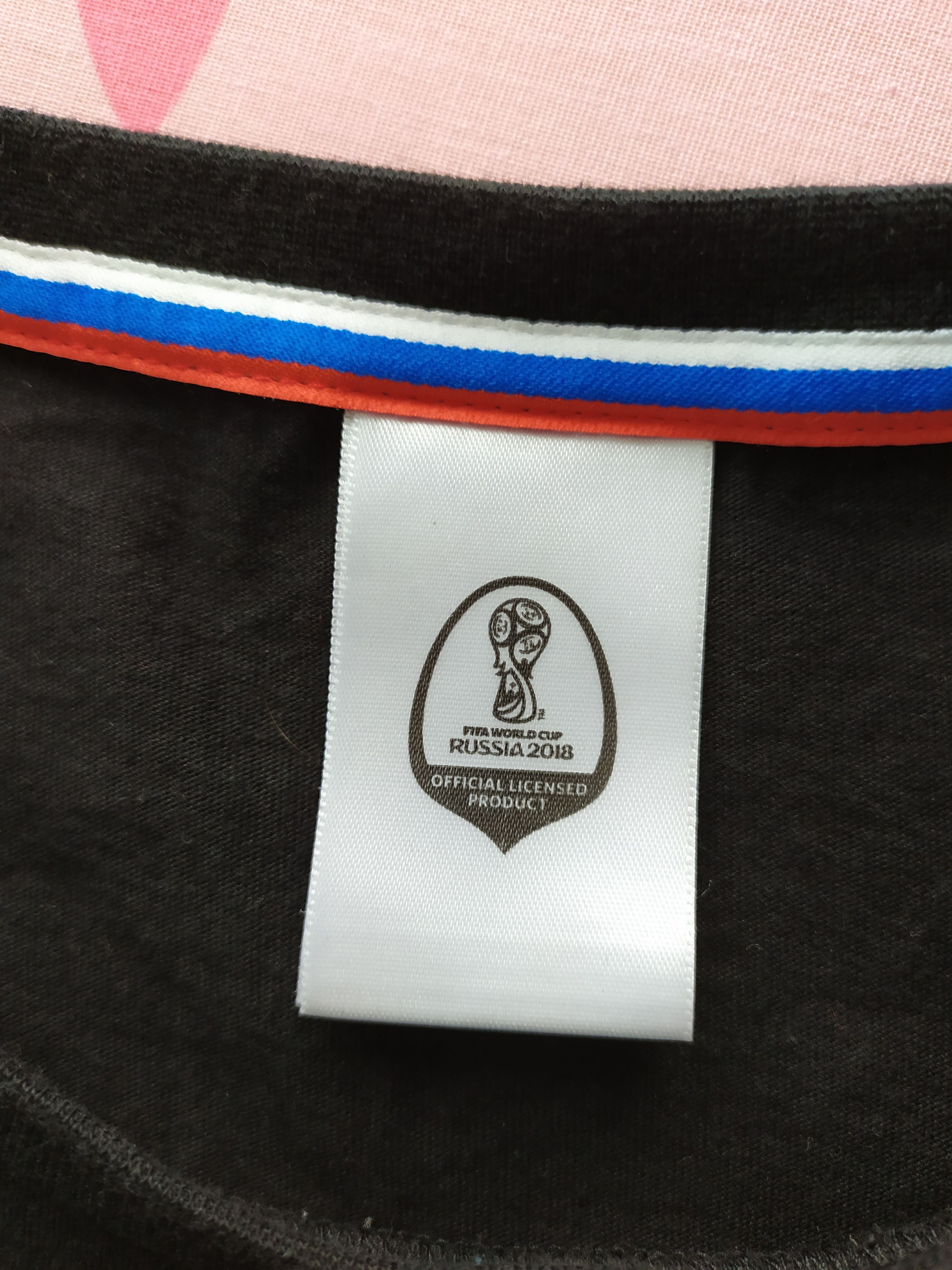 Adidas Black Cotton T-shirt size L Adidas FIFA World Cup 2018 Men's Size US L / EU 52-54 / 3 - 7 Thumbnail