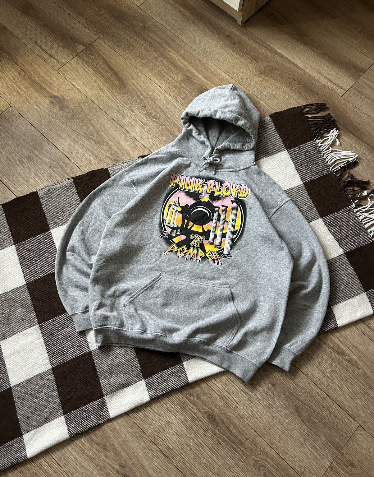Pink Floyd × Vintage Vintage Pink Floyd big logo oversized hoodies mens Size US M / EU 48-50 / 2 - 1 Thumbnail