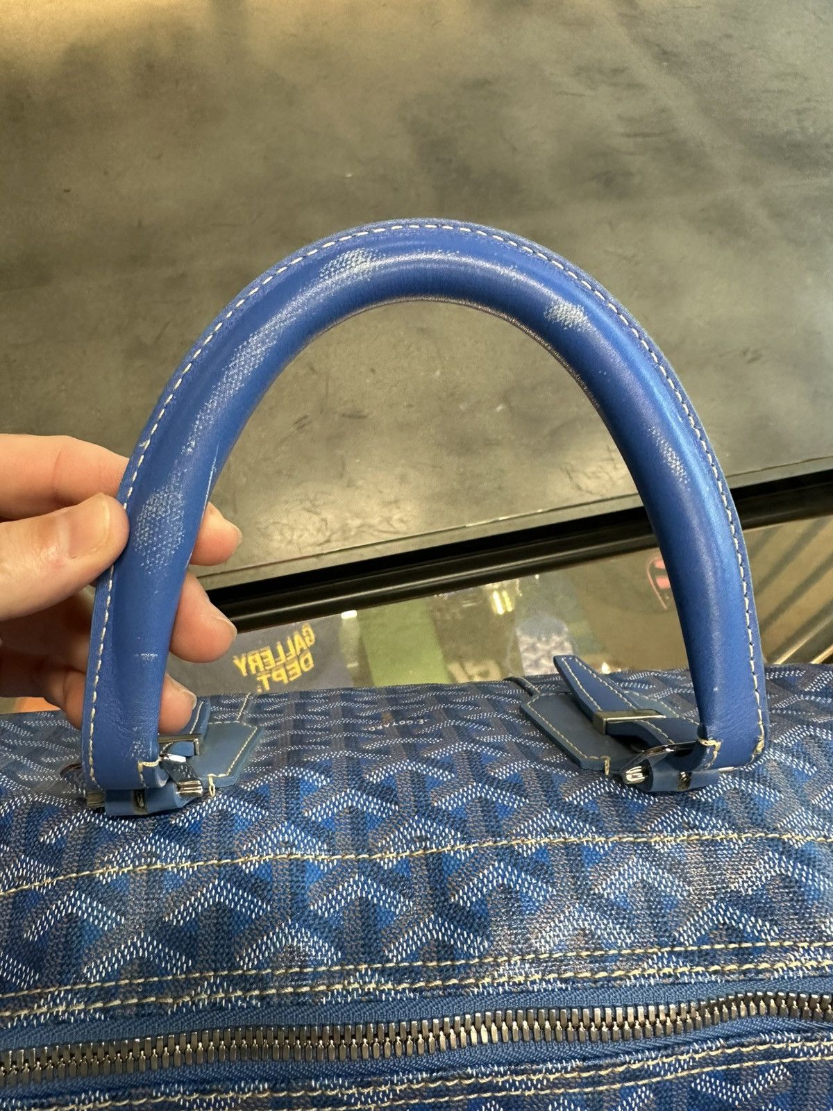 Goyard Goyard Croisiere 40 Duffle Bag Blue Size ONE SIZE - 3 Thumbnail