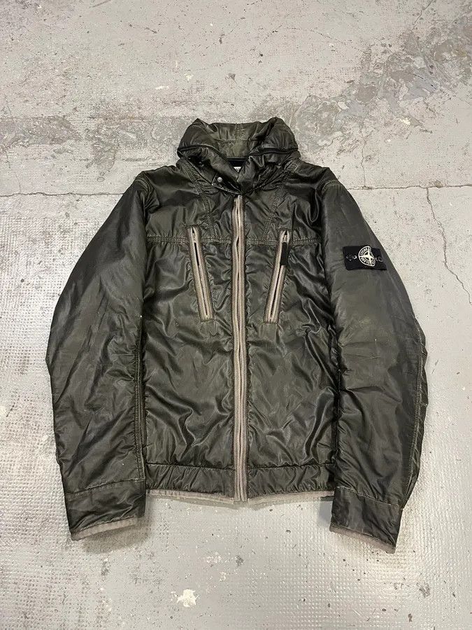 Stone Island AW2010 Stone Island Obscure Shadow Liquid Reflective Bomber Jacket Size US M / EU 48-50 / 2 - 1 Thumbnail