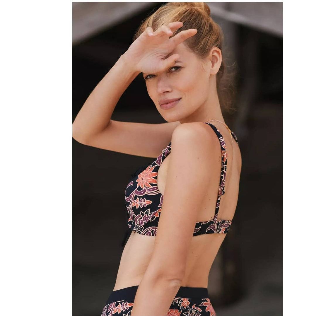 Anthropologie Anthropologie Kylie Underwire Bralette Bikini Top and Bottom Size S / US 4 / IT 40 - 5 Thumbnail