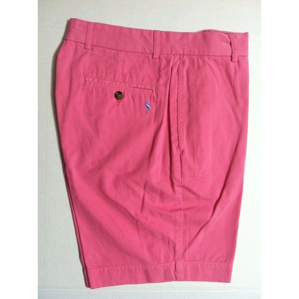 Tailorbyrd TAILORBYRD MENS NEW PINK 100%COTTON CASUAL SHORTS SIZE: 30 Size US 30 / EU 46 - 1 Thumbnail