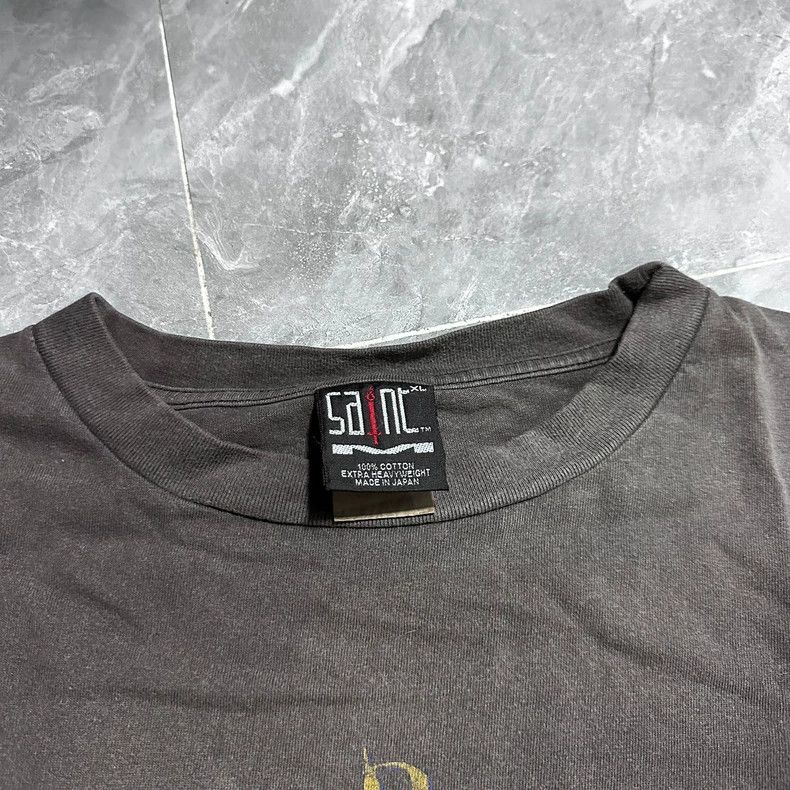 Saint Michael Saint Michael Washed black and grey angel short sleeves Size US XL / EU 56 / 4 - 4 Thumbnail