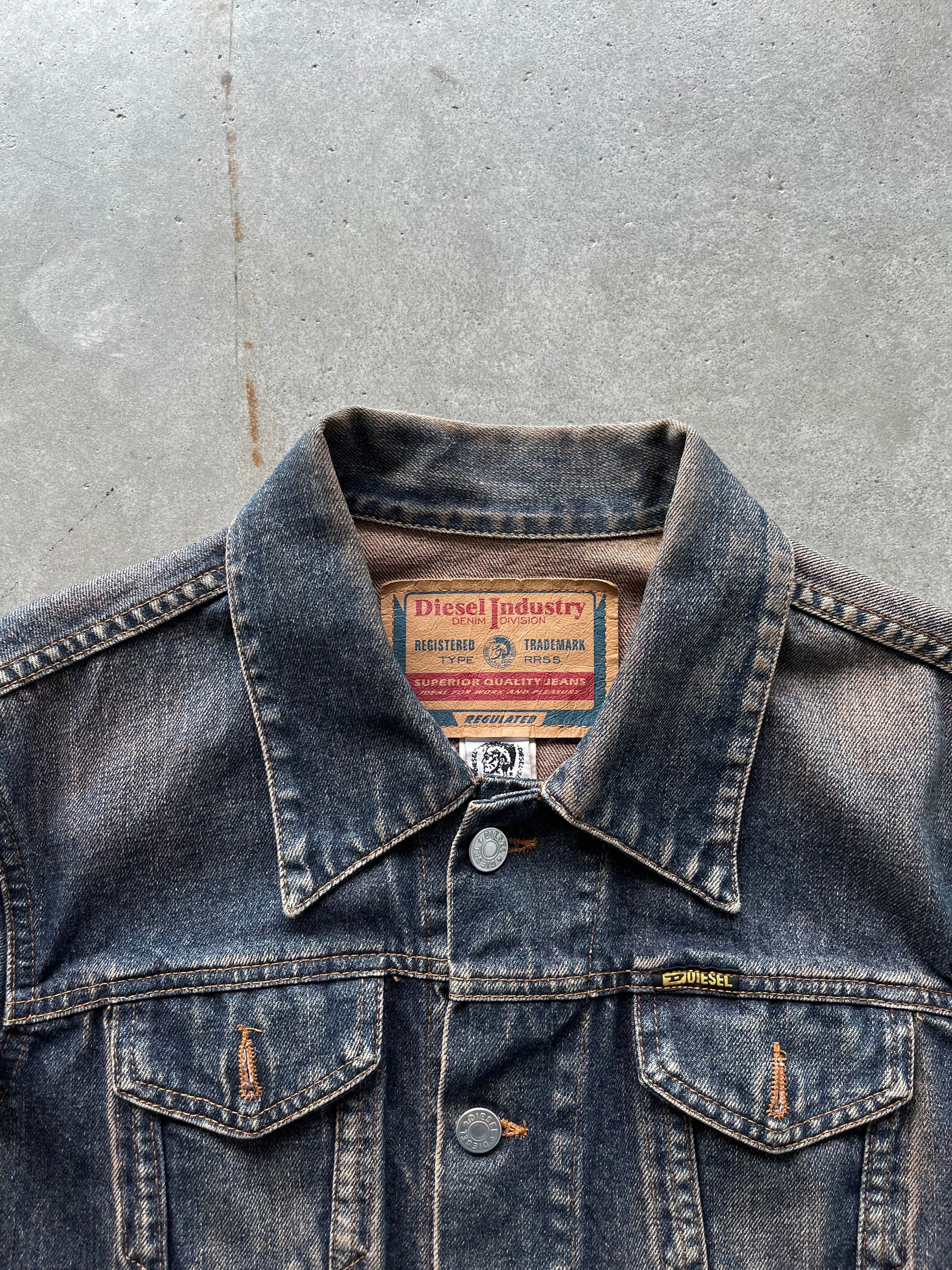 Designer × Diesel Vintage Diesel Denim Jacket Classic Faded Wash Size US M / EU 48-50 / 2 - 2 Thumbnail