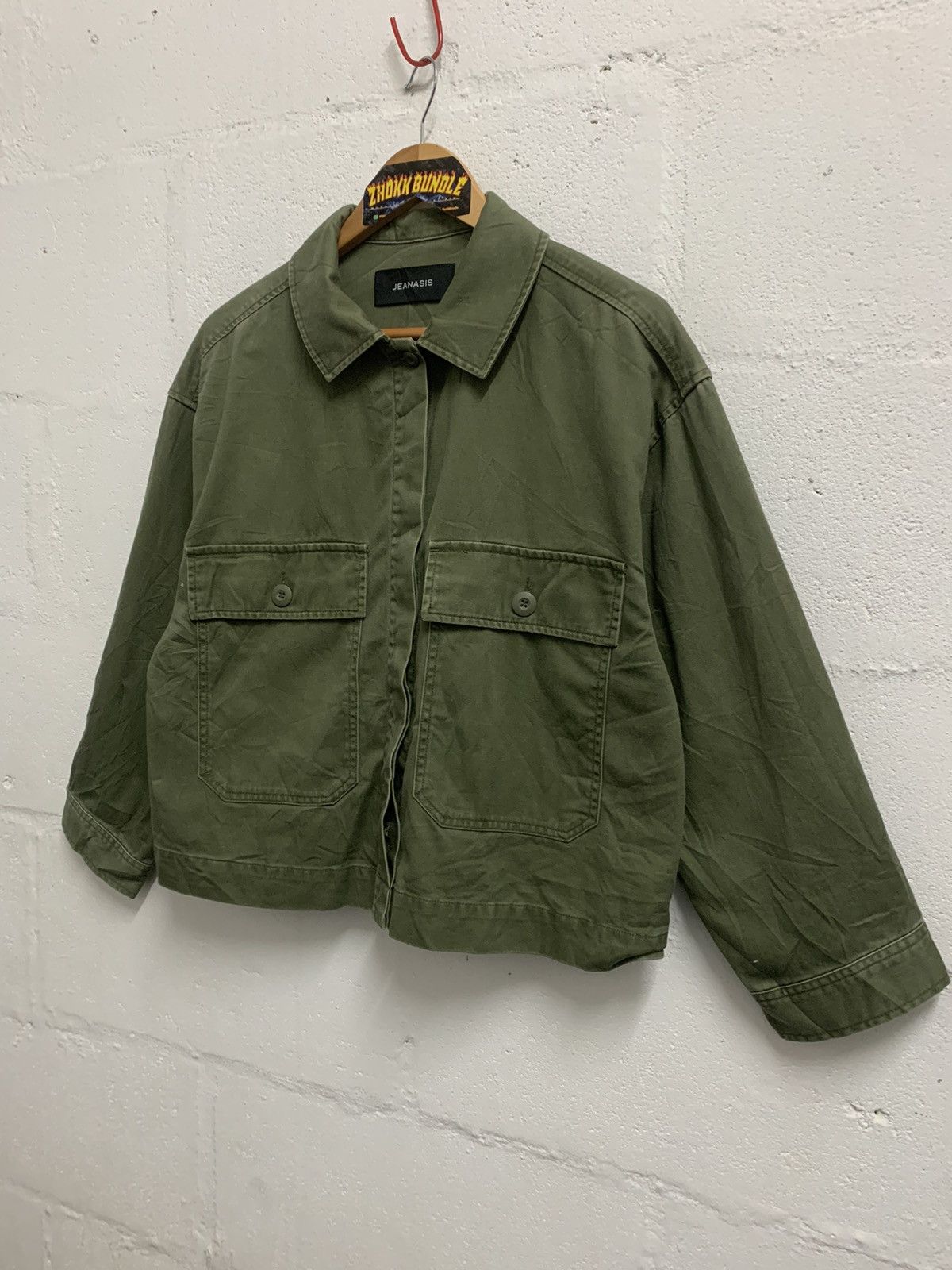Japanese Brand Vintage Jeanasis Military Style Jacket Size M / US 6-8 / IT 42-44 - 2 Thumbnail