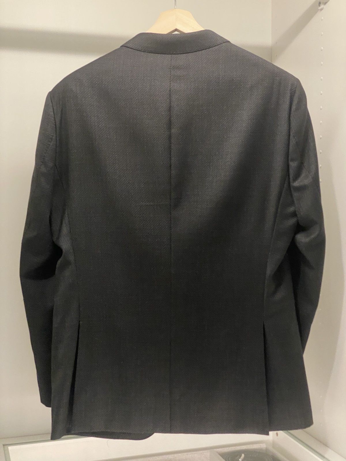 Loro Piana Hugo Boss x Loro Piana Black Virgin Wool Blazer Size 44R - 4 Thumbnail