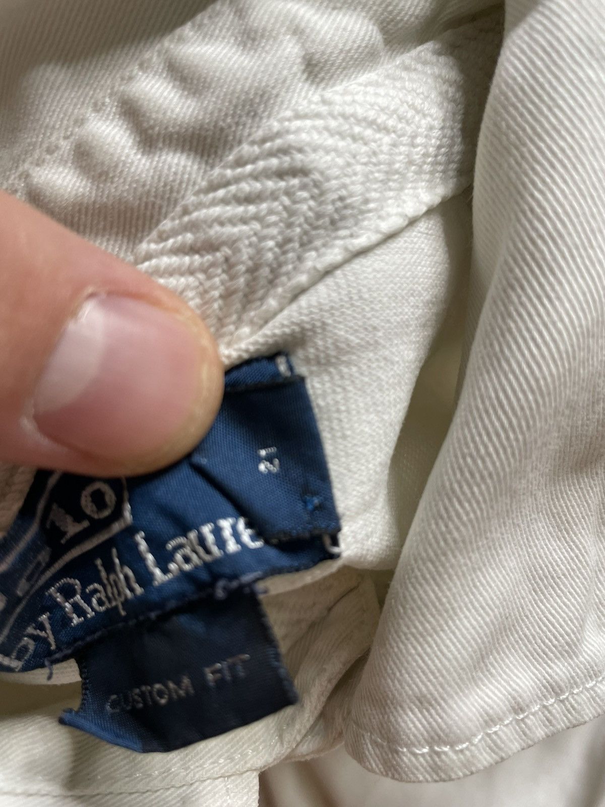 Polo Ralph Lauren × Vintage Vintage 90s Y2K Polo Ralph Lauren White Rugby shirt size xxl Size US XXL / EU 58 / 5 - 13 Thumbnail