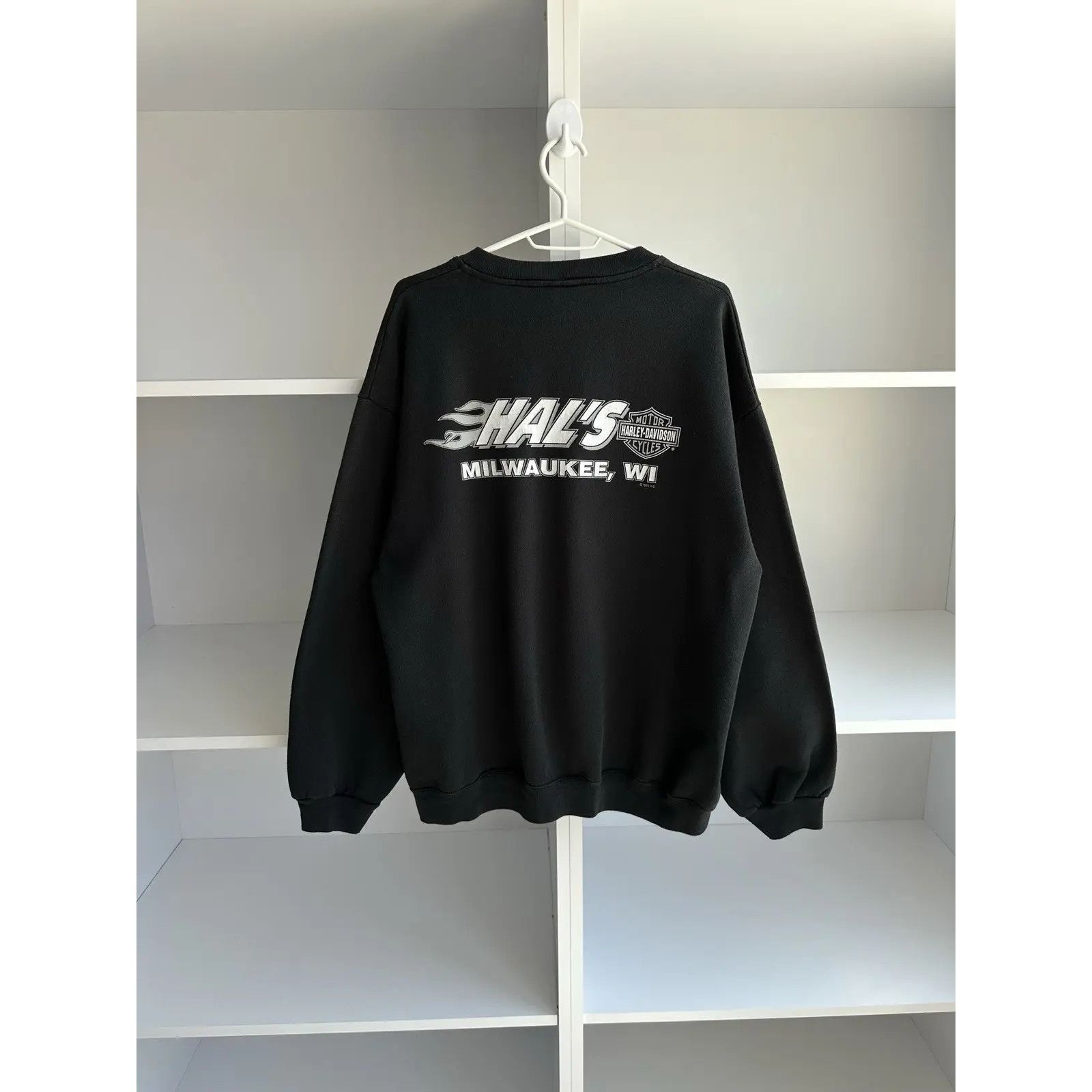 Harley Davidson Vintage Harley-Davidson Milwaukee 1995 Rare Track Jacket Size US XL / EU 56 / 4 - 1 Thumbnail
