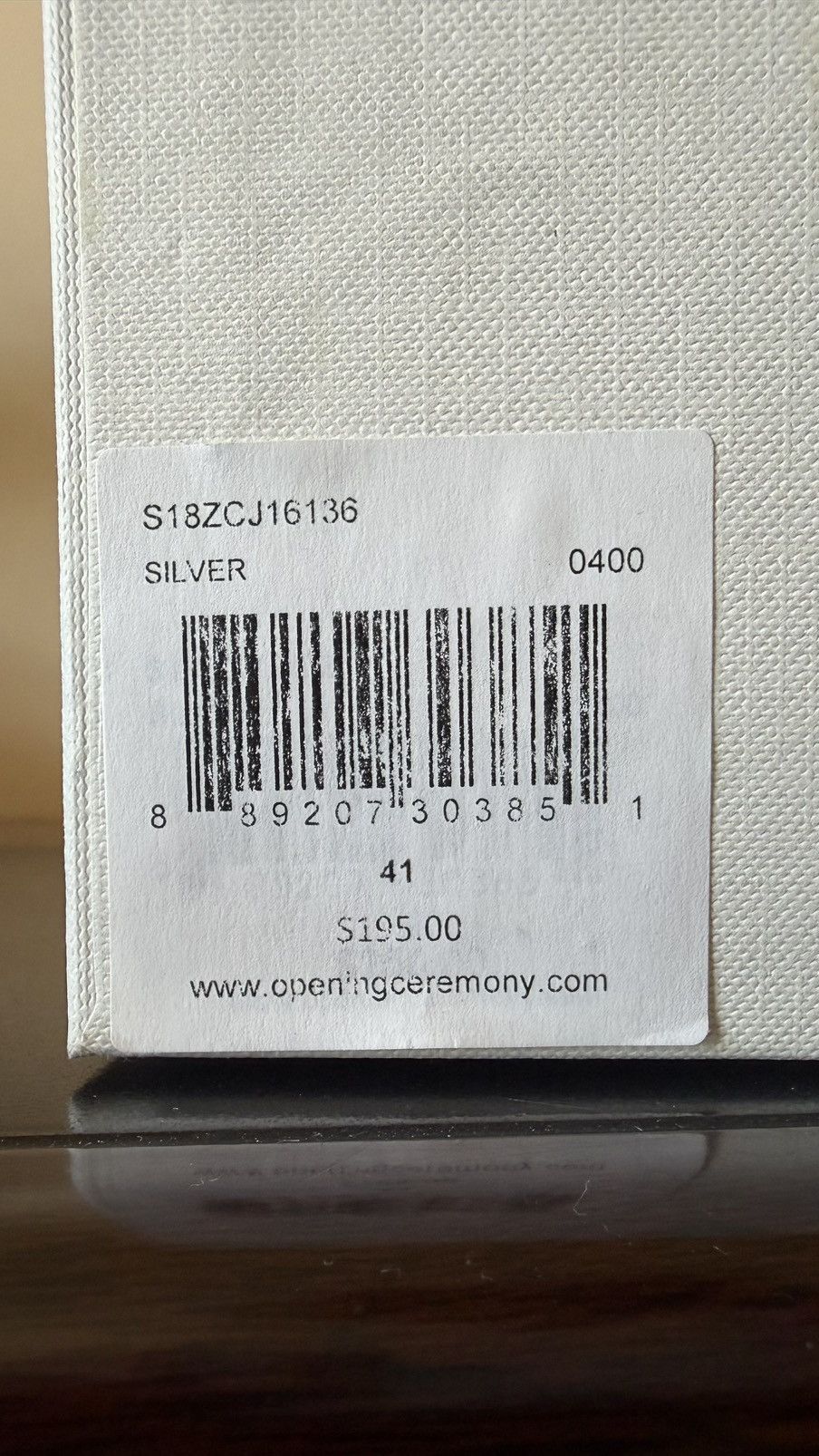Opening Ceremony Opening Ceremony Silver Glitter Sneakers EU 41 / US 8 Size US 8 / EU 41 - 7 Thumbnail