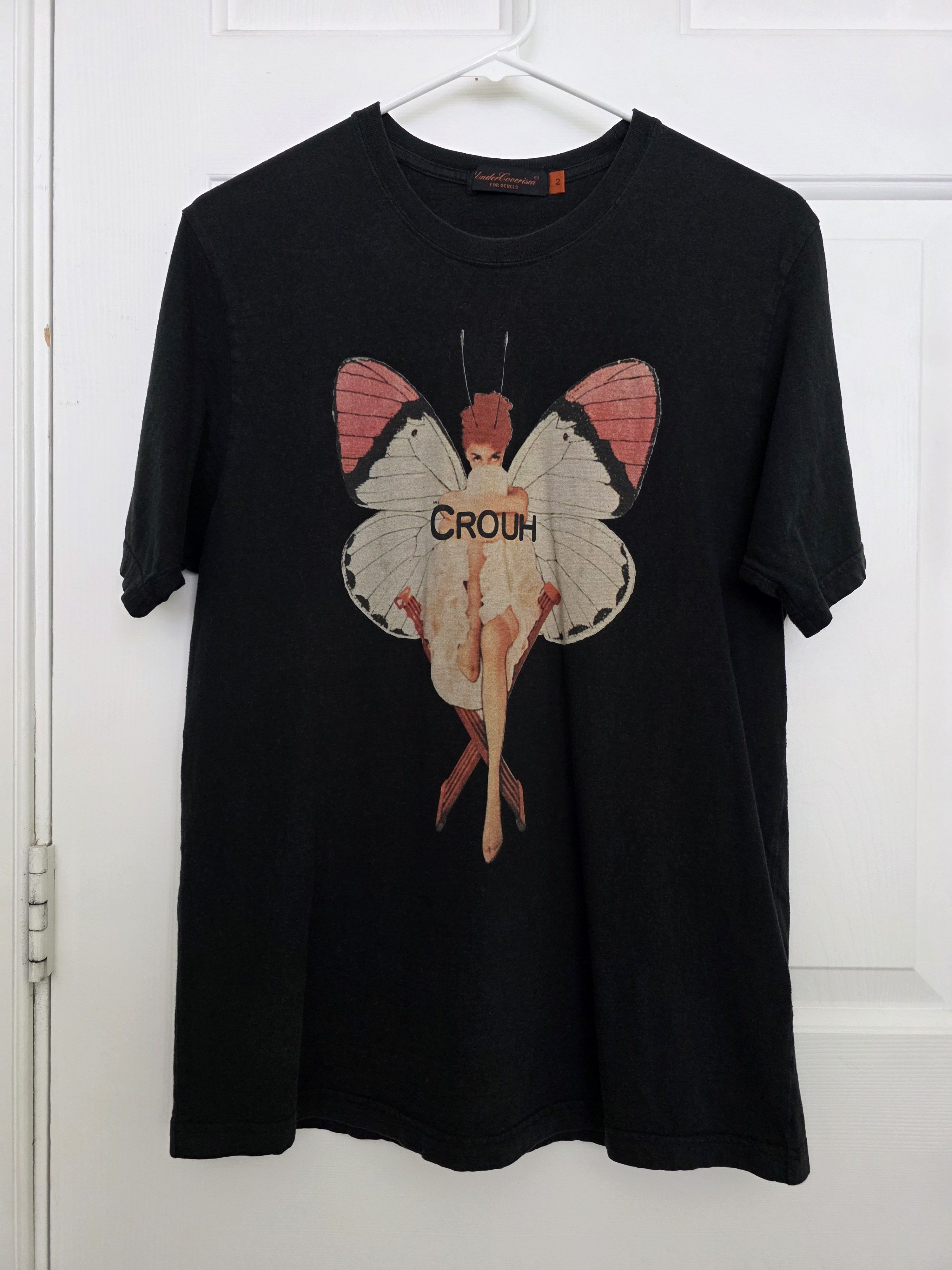 Undercover Undercoverism SS06 "T" The Crouh Butterfly Band Shirt Sz 2 Size US M / EU 48-50 / 2 - 1 Thumbnail
