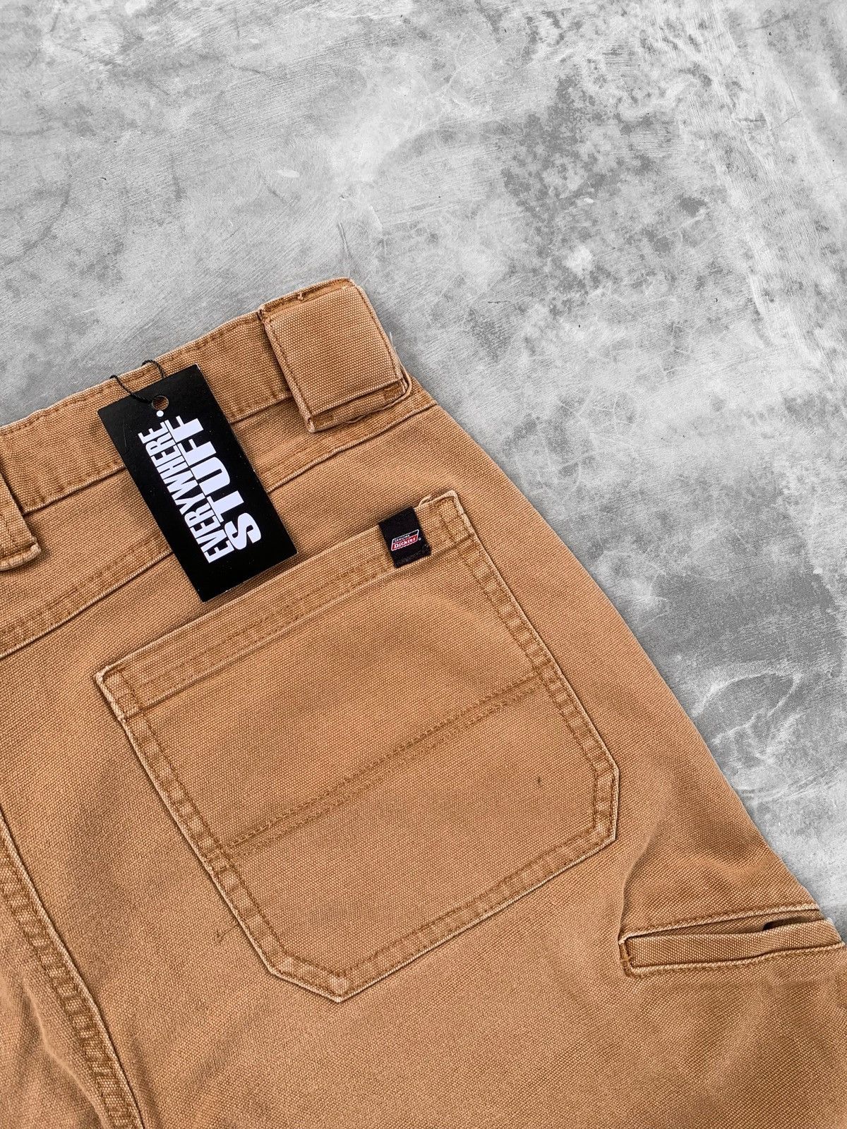 Dickies Vintage Dickies Carpenter Pants Brown Unfinsihed Size US 31 - 4 Thumbnail