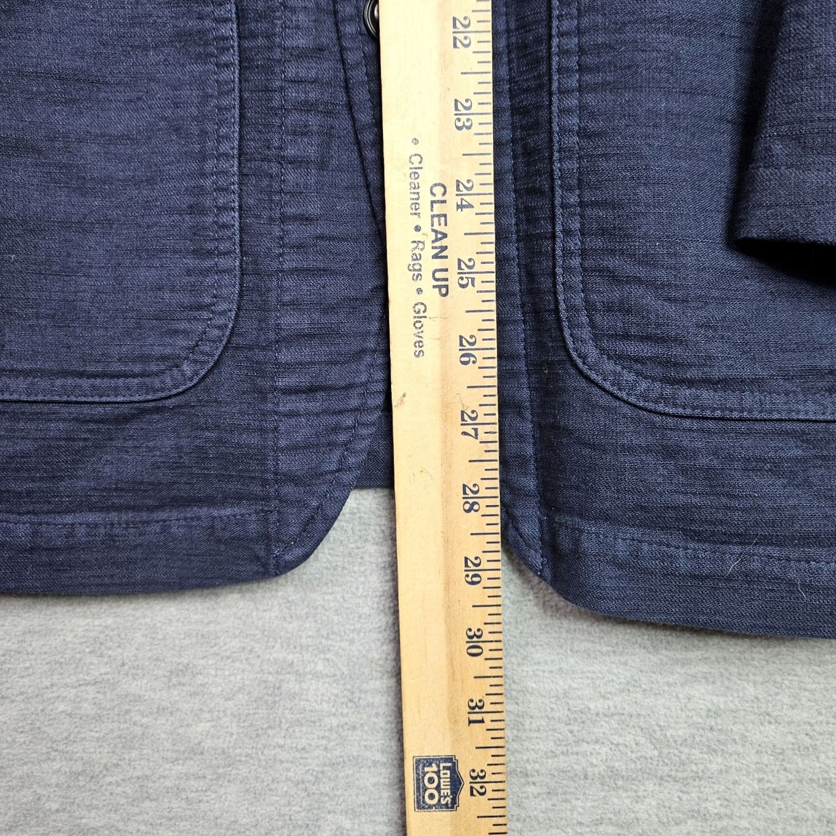Taylor Stitch Taylor Stitch Men's Navy Blue Emerson Button Up Double Cloth Jacket Size 38 Size US XXS / EU 40 - 6 Thumbnail