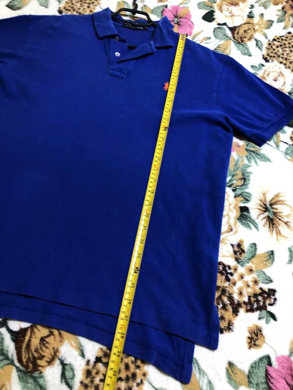 Polo Ralph Lauren Polo Ralph Lauren Custom Fit Collared Polo Shirt Blue Size US L / EU 52-54 / 3 - 8 Thumbnail