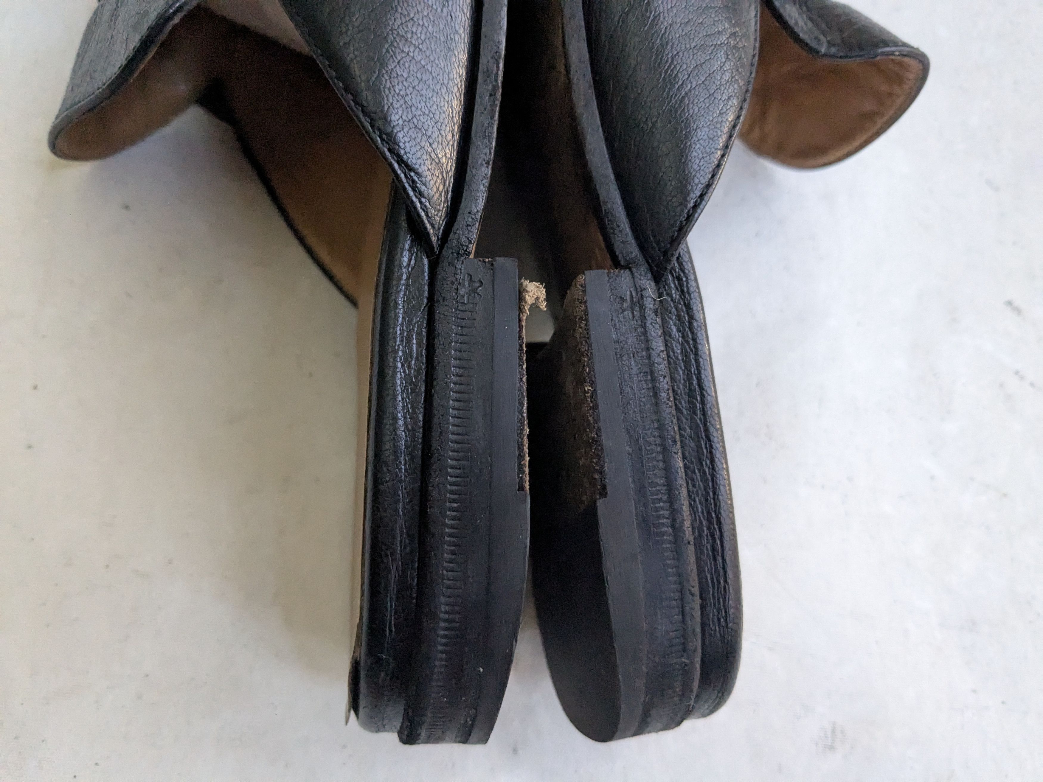 Gucci Gucci Horsebit Loafers Black Leather 8.5 Snaffle Mules Size US 8.5 / EU 41-42 - 9 Thumbnail