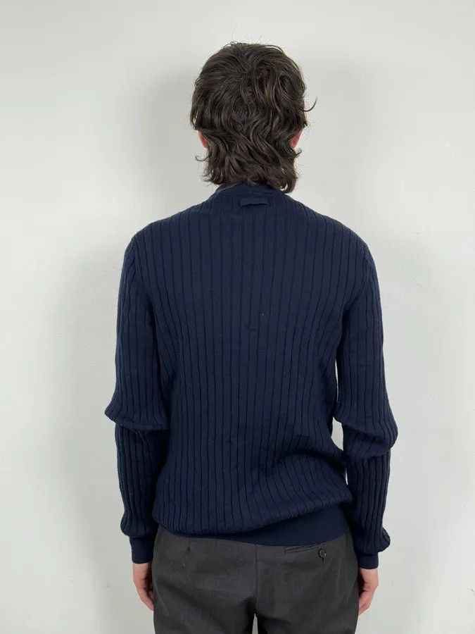 Dolce & Gabbana 2000s Dolce & Gabbana Navy Wool Cardigan Size US M / EU 48-50 / 2 - 2 Thumbnail