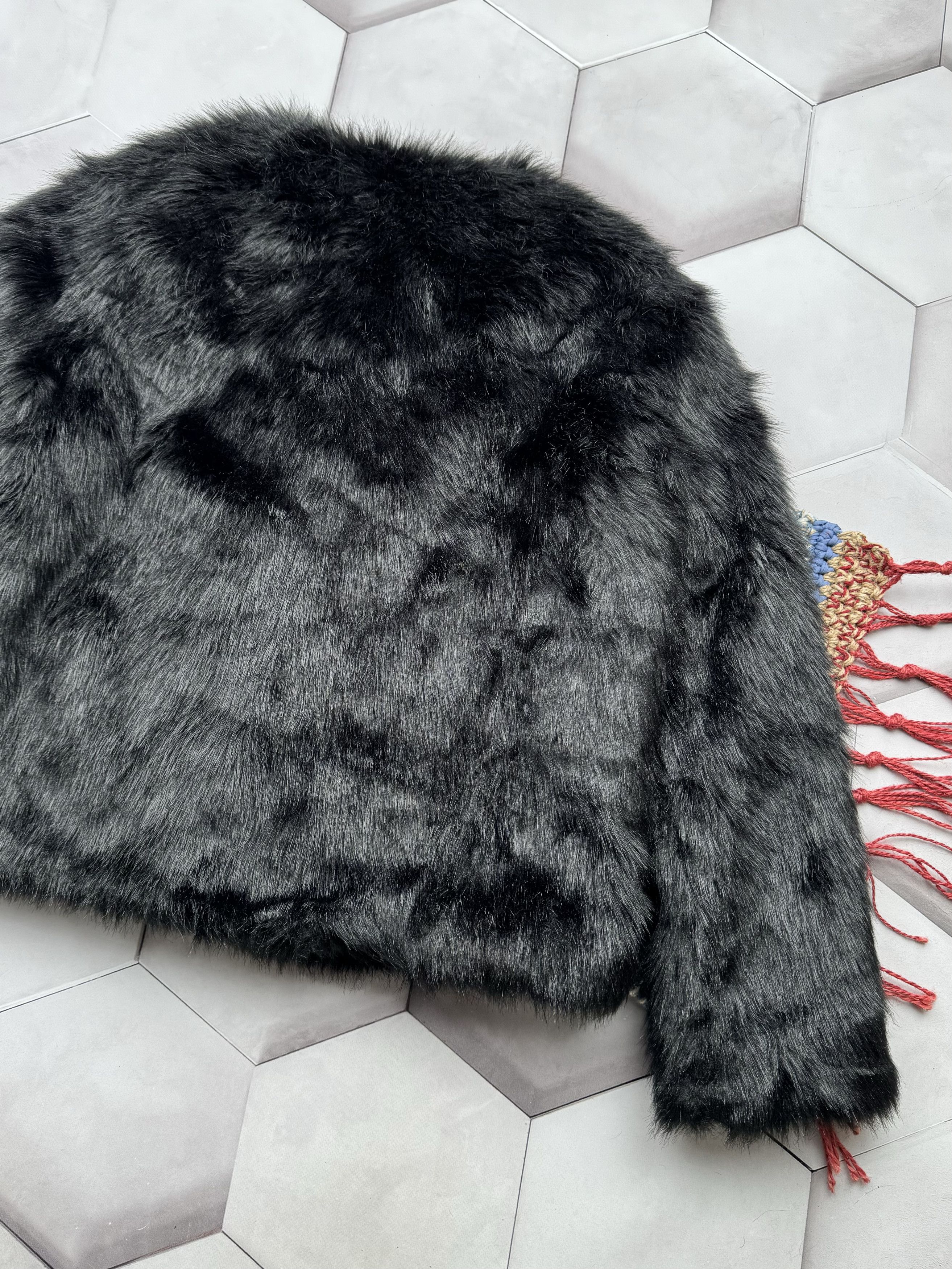 Japanese Brand Vintage Faux Fur Coat (E4) Size L / US 10 / IT 46 - 7 Thumbnail