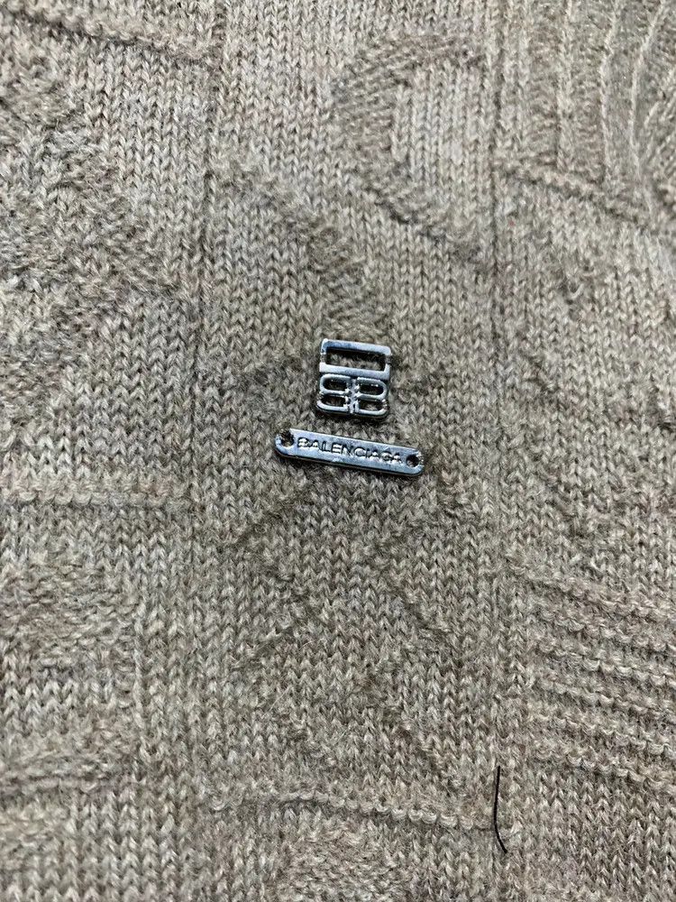 Balenciaga Balenciaga cable knit pattern mocha sweater Size US M / EU 48-50 / 2 - 4 Thumbnail