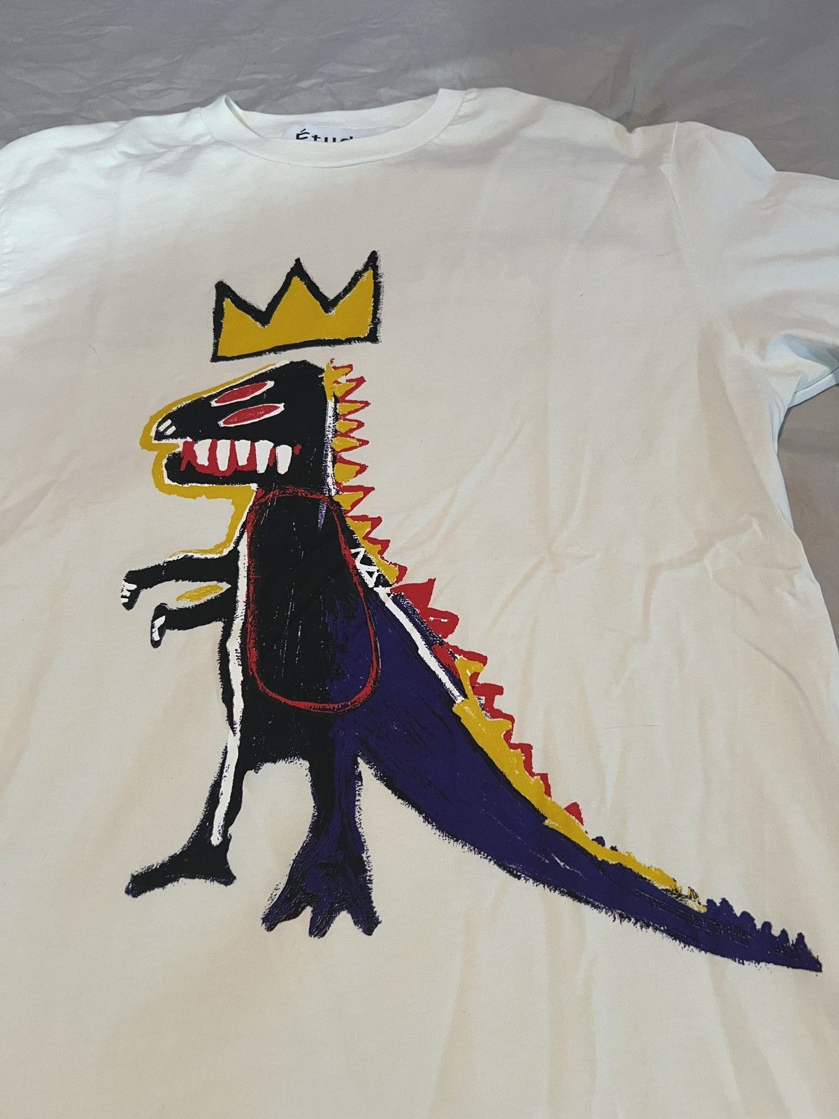 Etudes Etudes white jean michel basquiat edition wonder pez tee Size US M / EU 48-50 / 2 - 2 Thumbnail