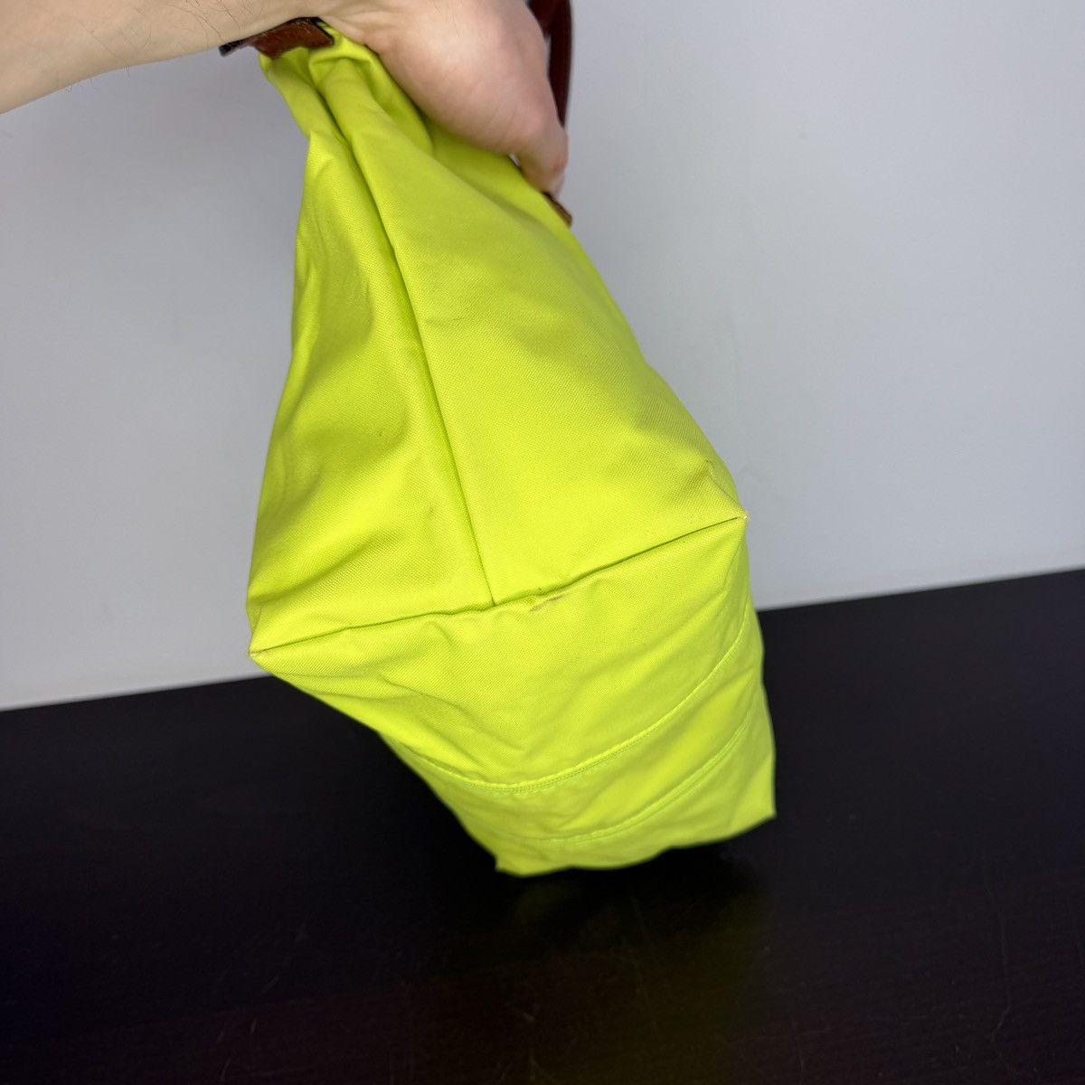 Longchamp Longchamp Le Pliage Shopper Green Handbag Shoulder Bag Size ONE SIZE - 9 Thumbnail