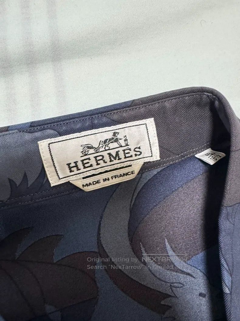 Hermes Hermes Silk shirt, new without tags, shirt jacket. Size US XS / EU 42 / 0 - 7 Thumbnail