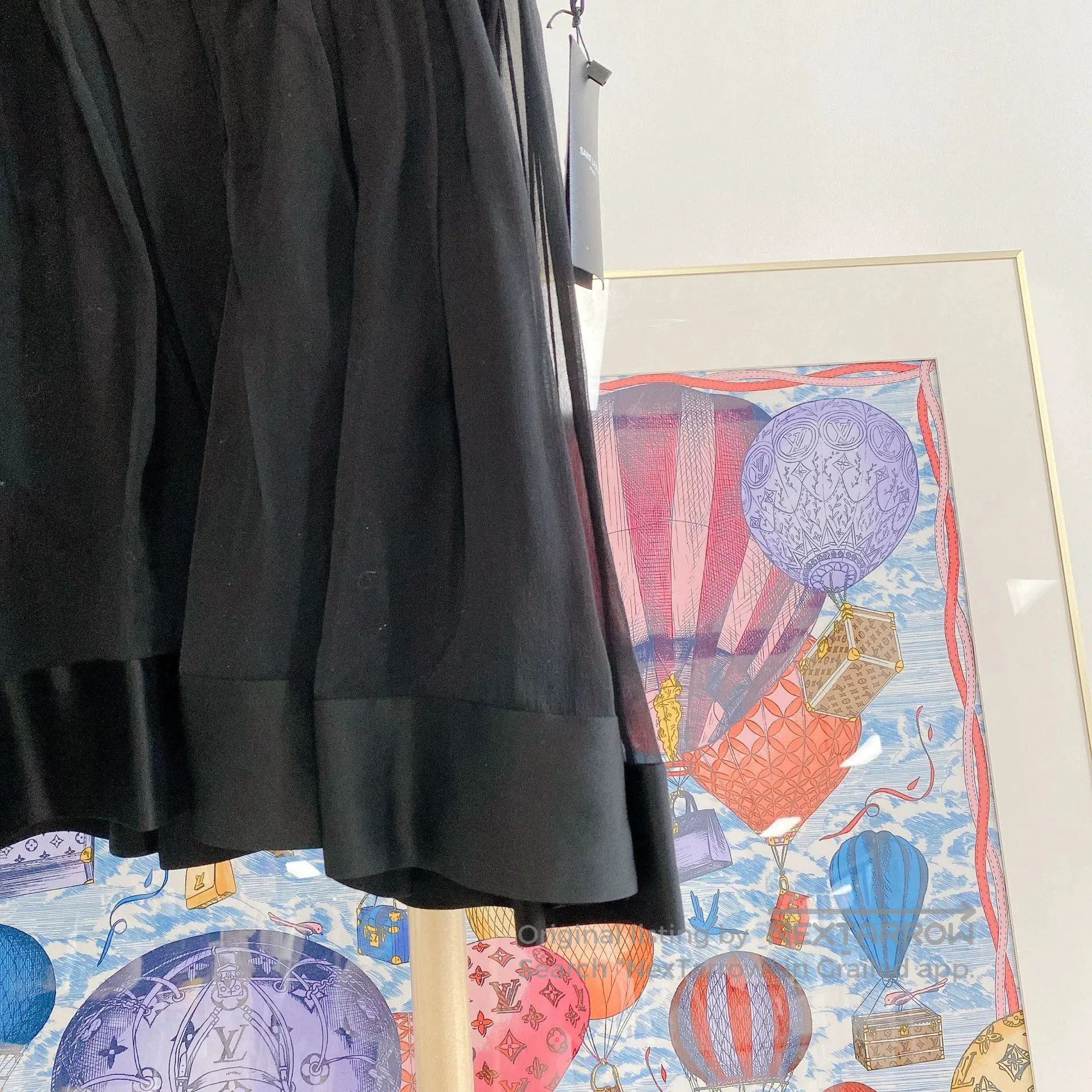 Saint Laurent Paris Saint Laurent Black Silk Mesh Slip Dress. Size XS / US 0-2 / IT 36-38 - 3 Thumbnail