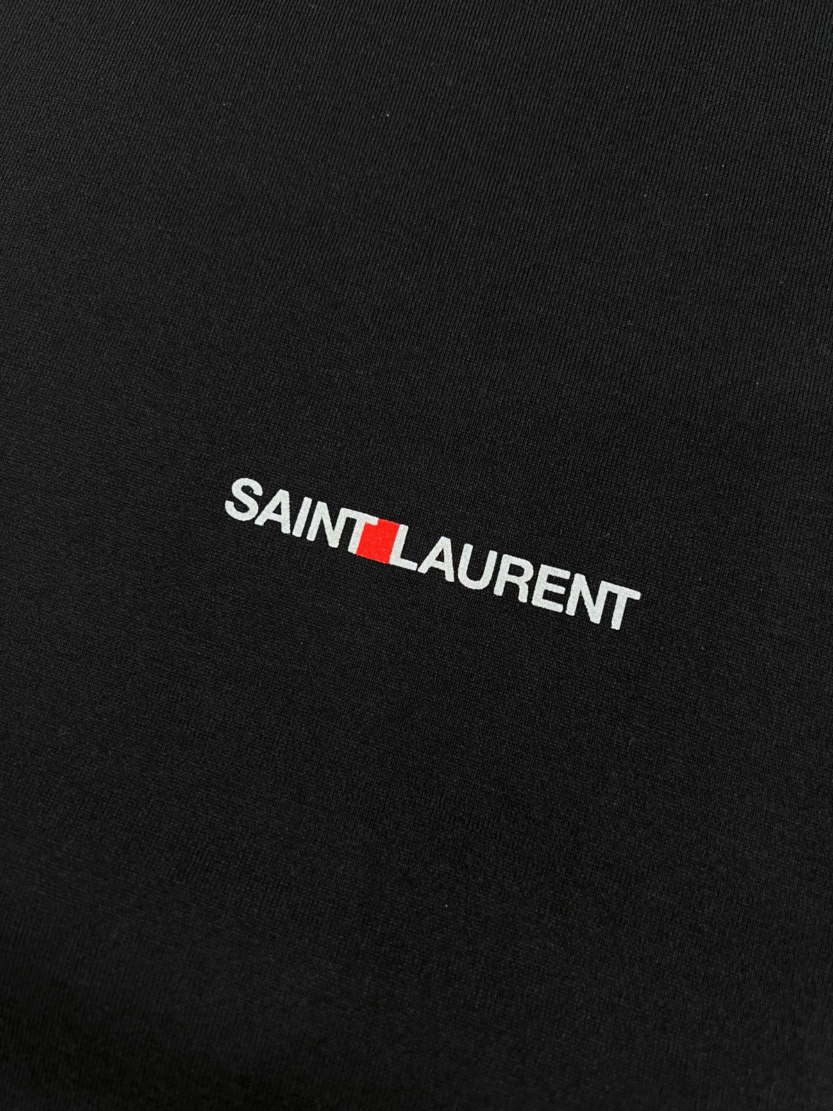 Saint Laurent Paris Saint Laurent Paris Rive Gauche Box Logo T-shirt YSL Size US M / EU 48-50 / 2 - 7 Thumbnail