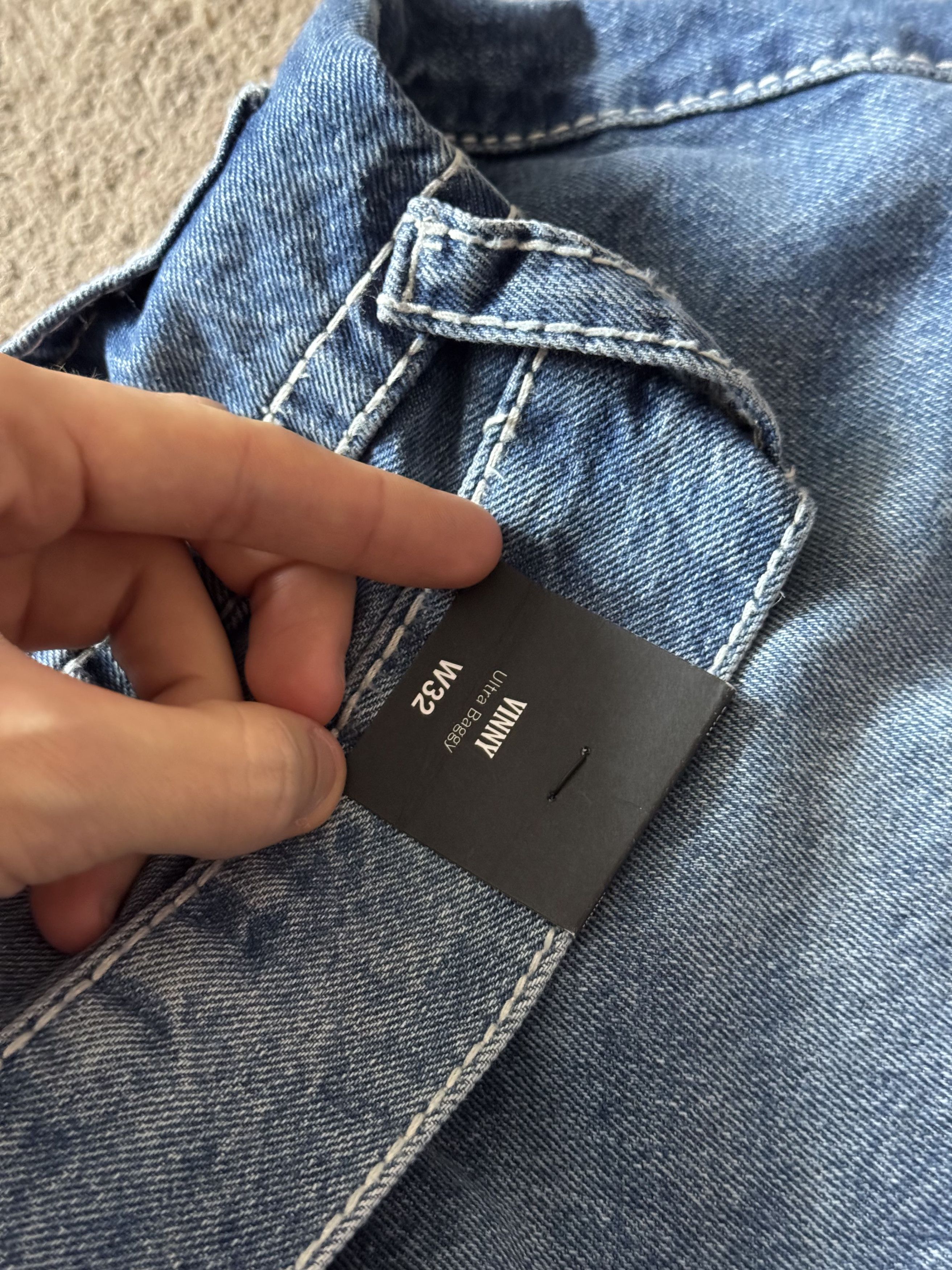 True Religion True Religion Vinny Big T Reworked Jeans Baggy Fit Loose Size US 32 / EU 48 - 3 Thumbnail