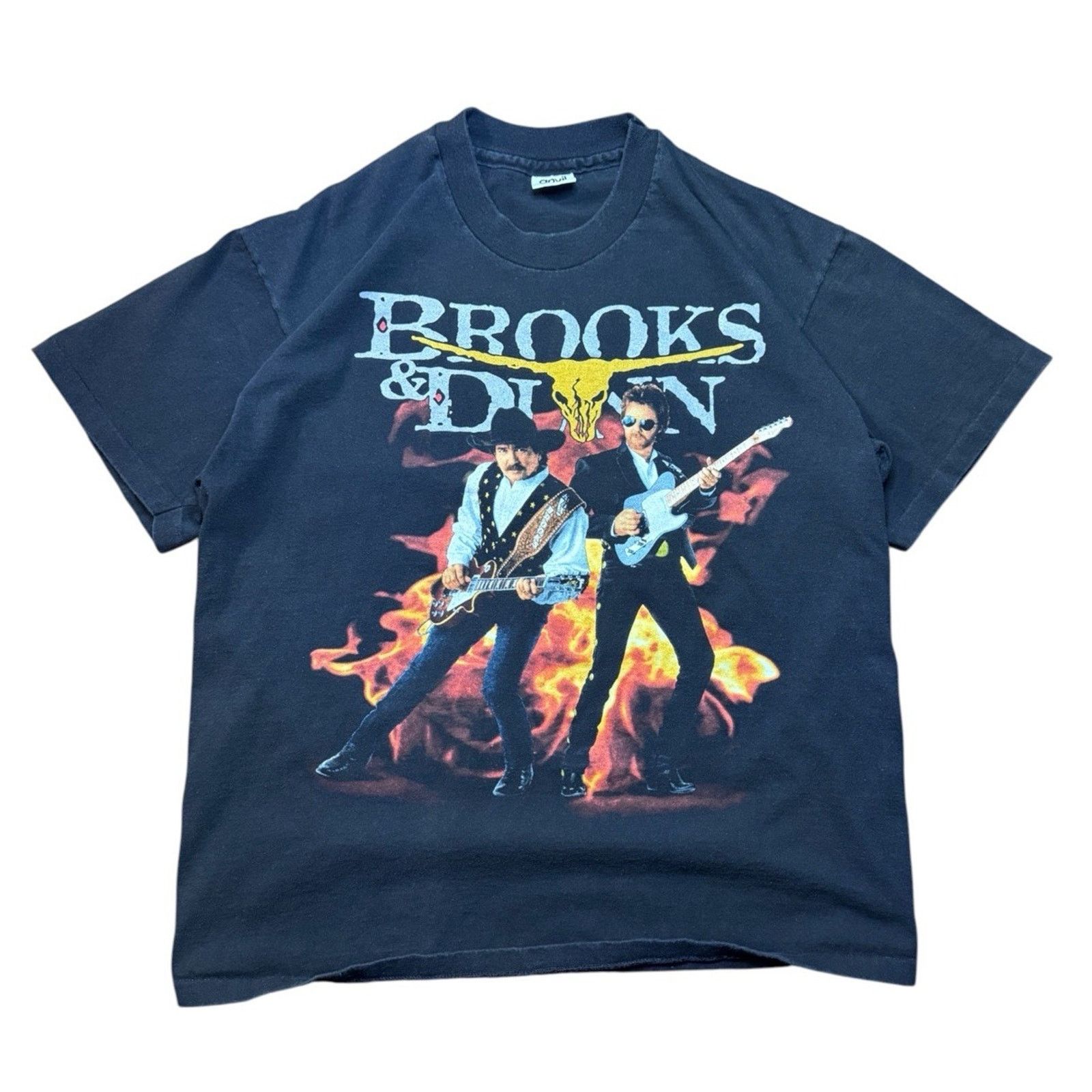 Anvil Vintage Brooks & Dunn Electric Rodeo 90s Concert T-shirt L Size US L / EU 52-54 / 3 - 1 Thumbnail