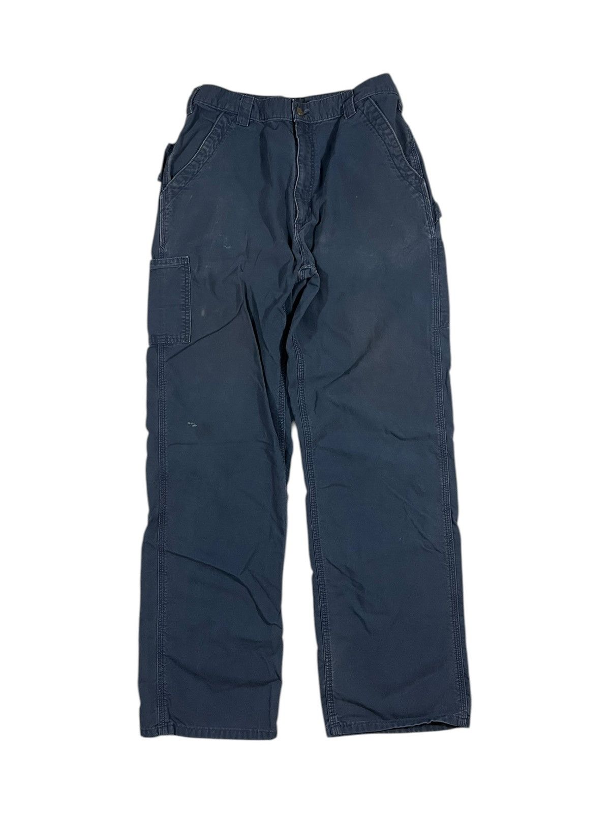 Carhartt Carhartt B151 NVY Work Pants Faded Navy Blue Size US 32 / EU 48 - 1 Thumbnail