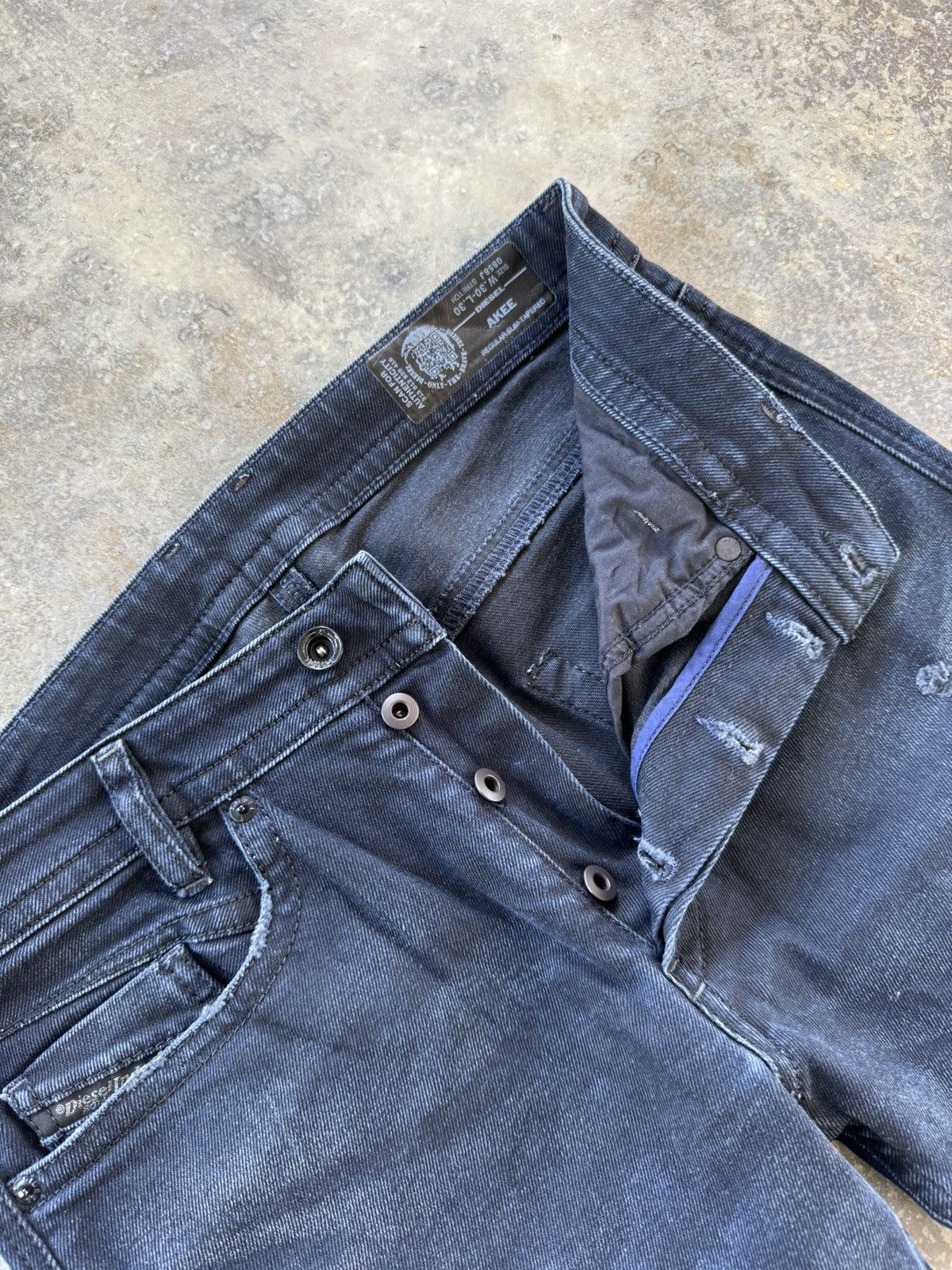 Diesel Diesel darkblue Jeans Size US 30 / EU 46 - 5 Thumbnail