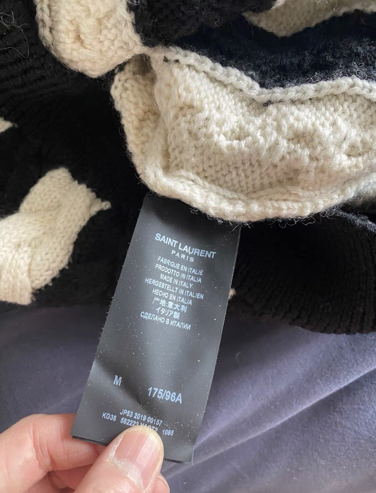 Saint Laurent Paris Saint Laurent Paris SLP Men's Wool Sweater Size US M / EU 48-50 / 2 - 3 Thumbnail