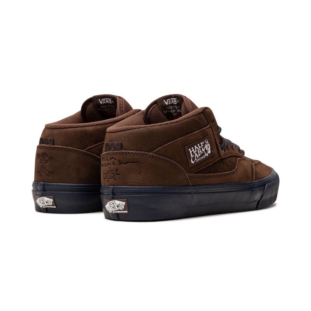 Vans VANS X NICK MICHEL MEN'S 6.5 HALF CAB '92 MID SNEAKER BROWN Size US 6.5 / EU 39-40 - 3 Thumbnail
