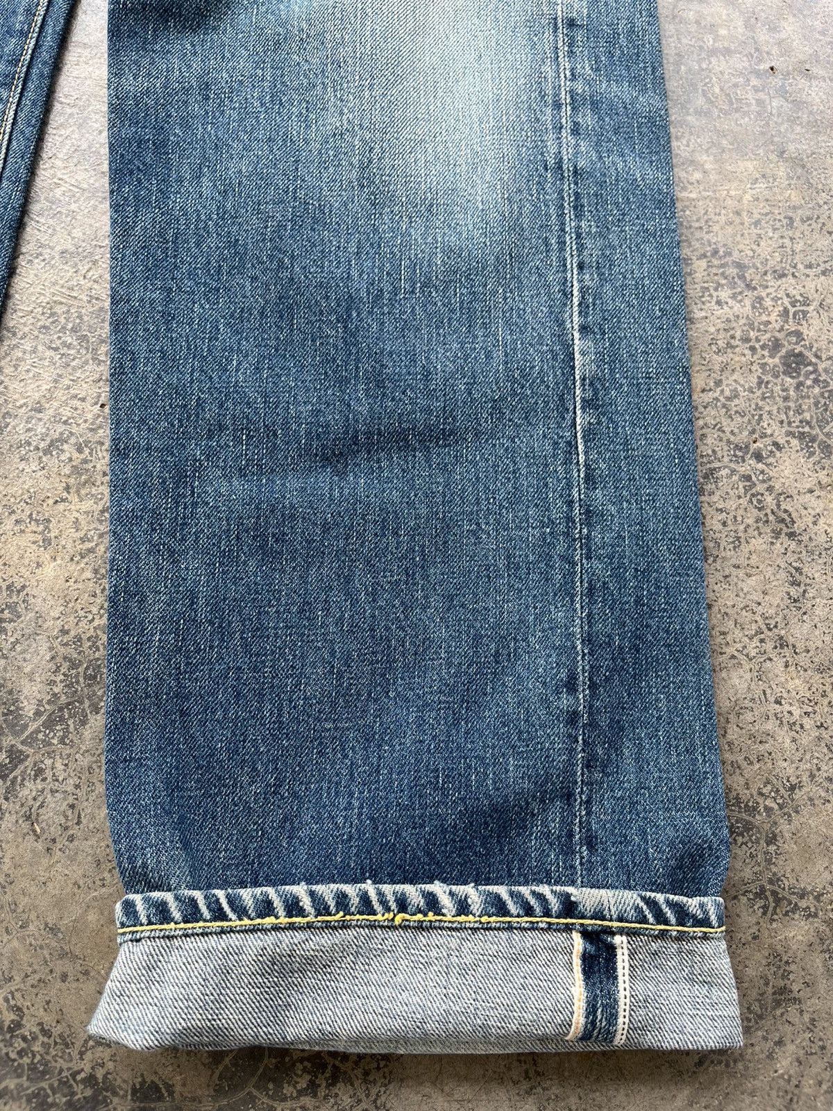 Evisu Vintage Evisu No 2 Embroidded Seagulls Selvedge Denim Size US 29 - 6 Thumbnail