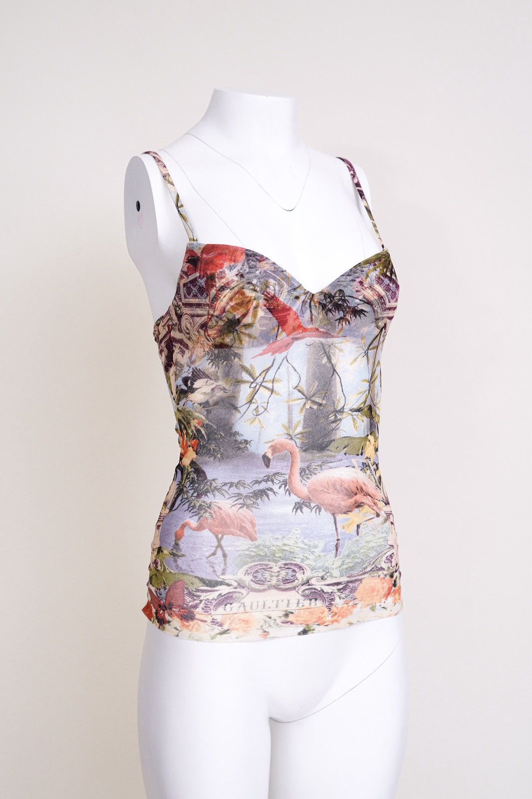 Jean Paul Gaultier Jean Paul Gaultier Flamingo Tank Top Size M / US 6-8 / IT 42-44 - 3 Thumbnail