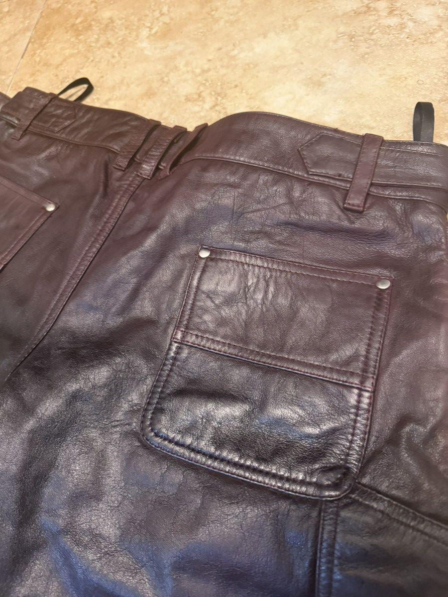 Other Leather Utility Bermuda Shorts with Side Adjusters Size US 34 / EU 50 - 5 Thumbnail