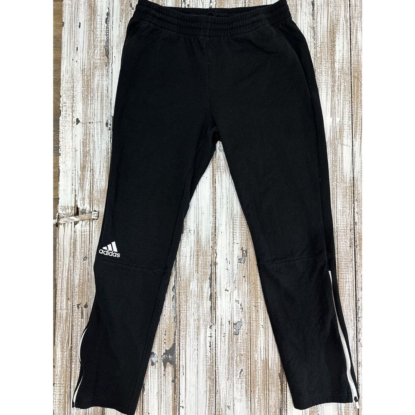 Adidas Men’s Adidas Track Pants Running Gym Sweatpants Mens Sz Med Size US 32 / EU 48 - 8 Thumbnail