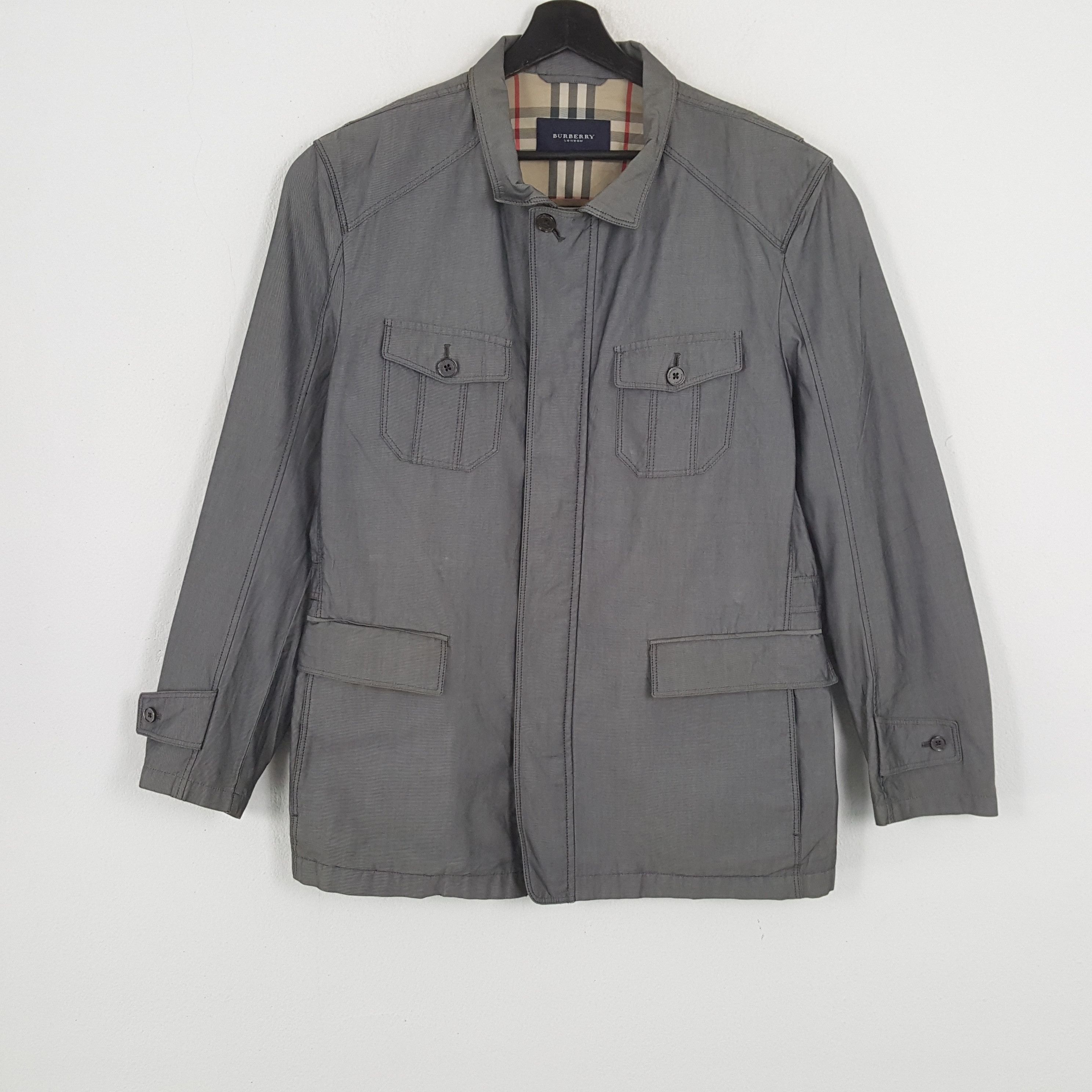 Burberry × Vintage BURBERRY LONDON Fashion Style Custom Art Jacket Size US M / EU 48-50 / 2 - 3 Thumbnail