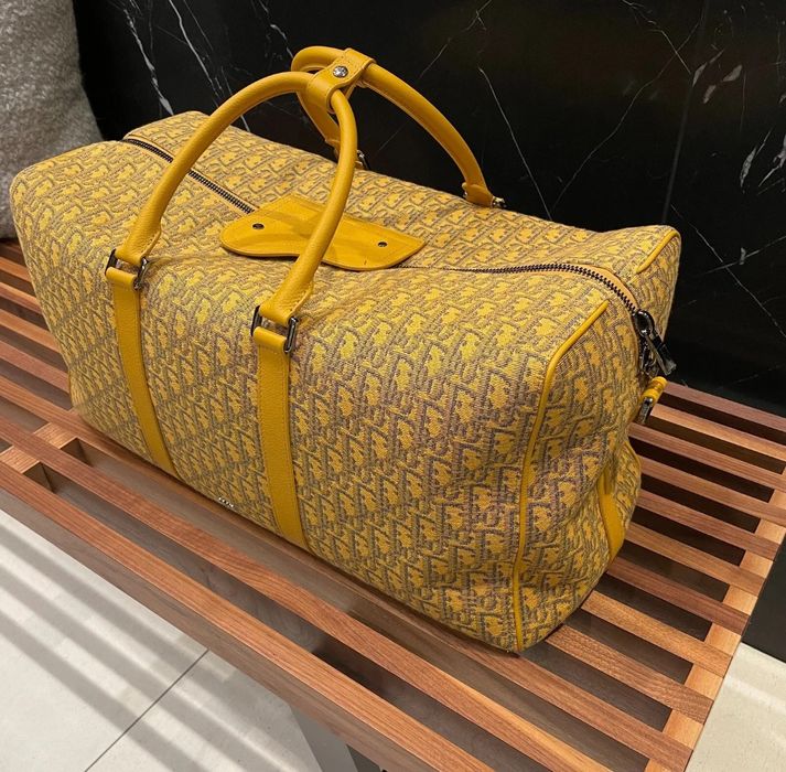 Dior Dior Oblique Duffle Bag Lingot 50 Grailed