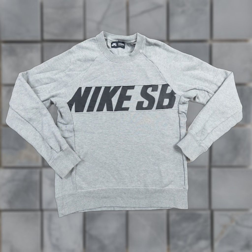 Nike Nike SB Sweatshirt Mens Large Gray Crewneck Skateboard Sweater Streetwear Adult Size US L / EU 52-54 / 3 - 1 Thumbnail