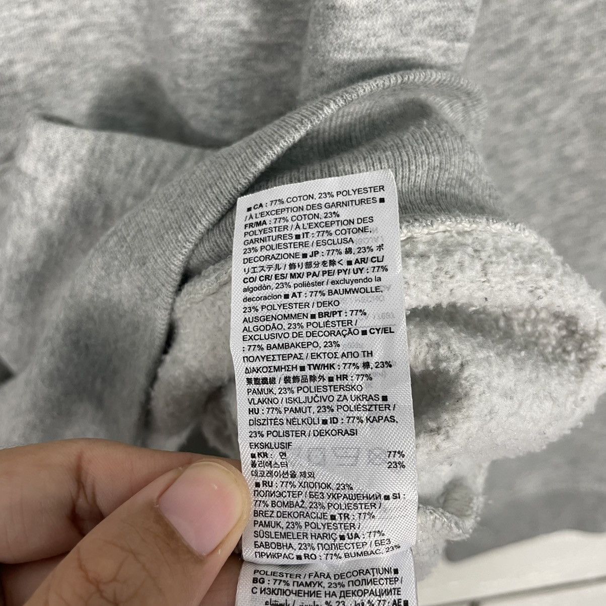 Gap Gap Big Logo Pullover Gray Hoodie Size US M / EU 48-50 / 2 - 16 Thumbnail