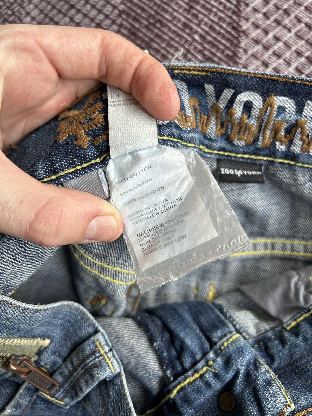 Jean × Vintage × Zoo York Vintage Baggy Zoo York Denim Dirty Jeans Size 30 Streetwear Size US 30 / EU 46 - 14 Thumbnail