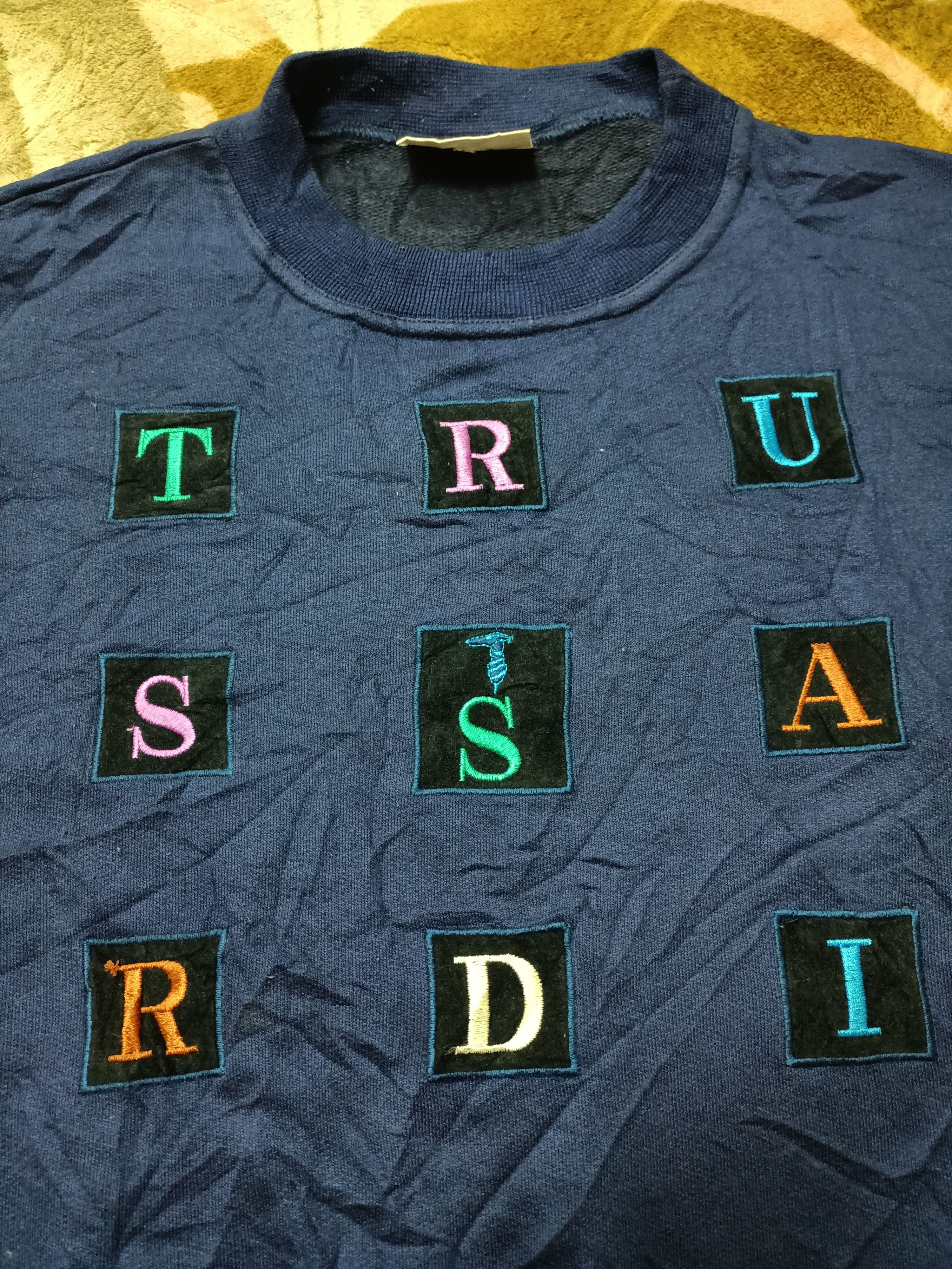 Trussardi Vintage Rare Trussardi Made in Italy sweatshirts Size US L / EU 52-54 / 3 - 7 Thumbnail