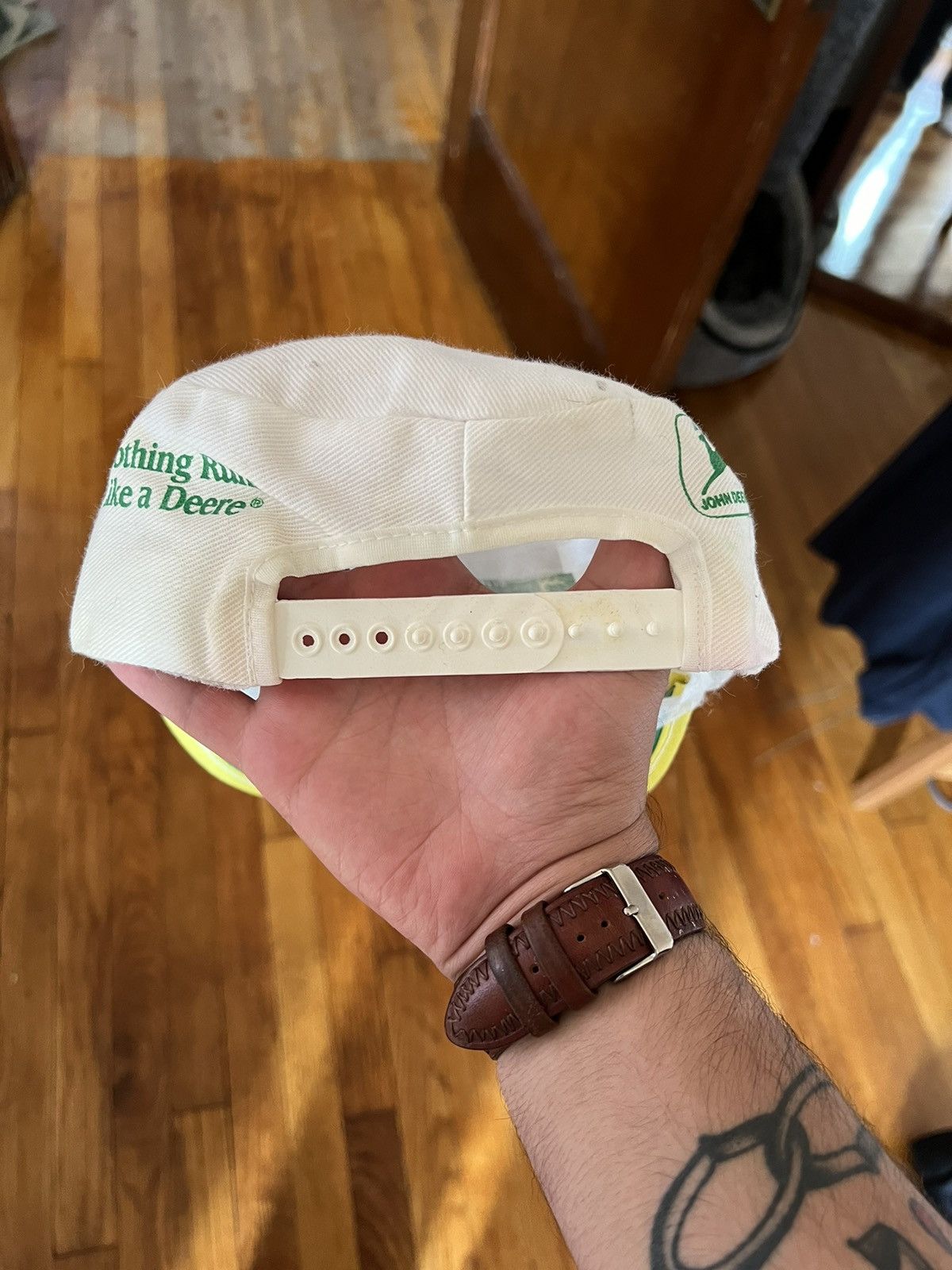 John Deere × Vintage Vintage John Deere Pillbox Hat Size ONE SIZE - 3 Thumbnail