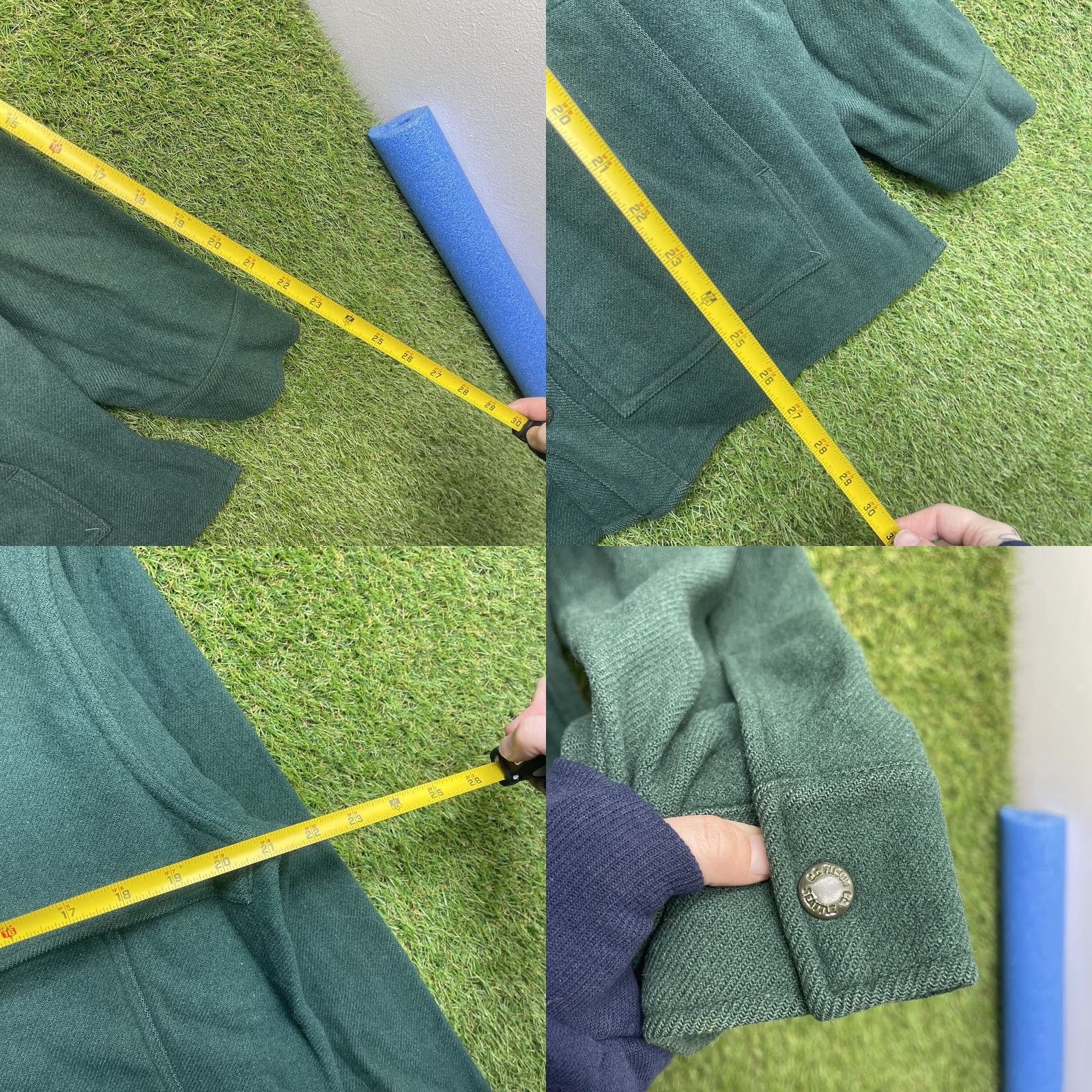 Filson VINTAGE Filson Cruiser Jacket Womens L Green Wool Canvas Button Long Sleeve Regular Coat/Outerwear Size L / US 10 / IT 46 - 8 Thumbnail