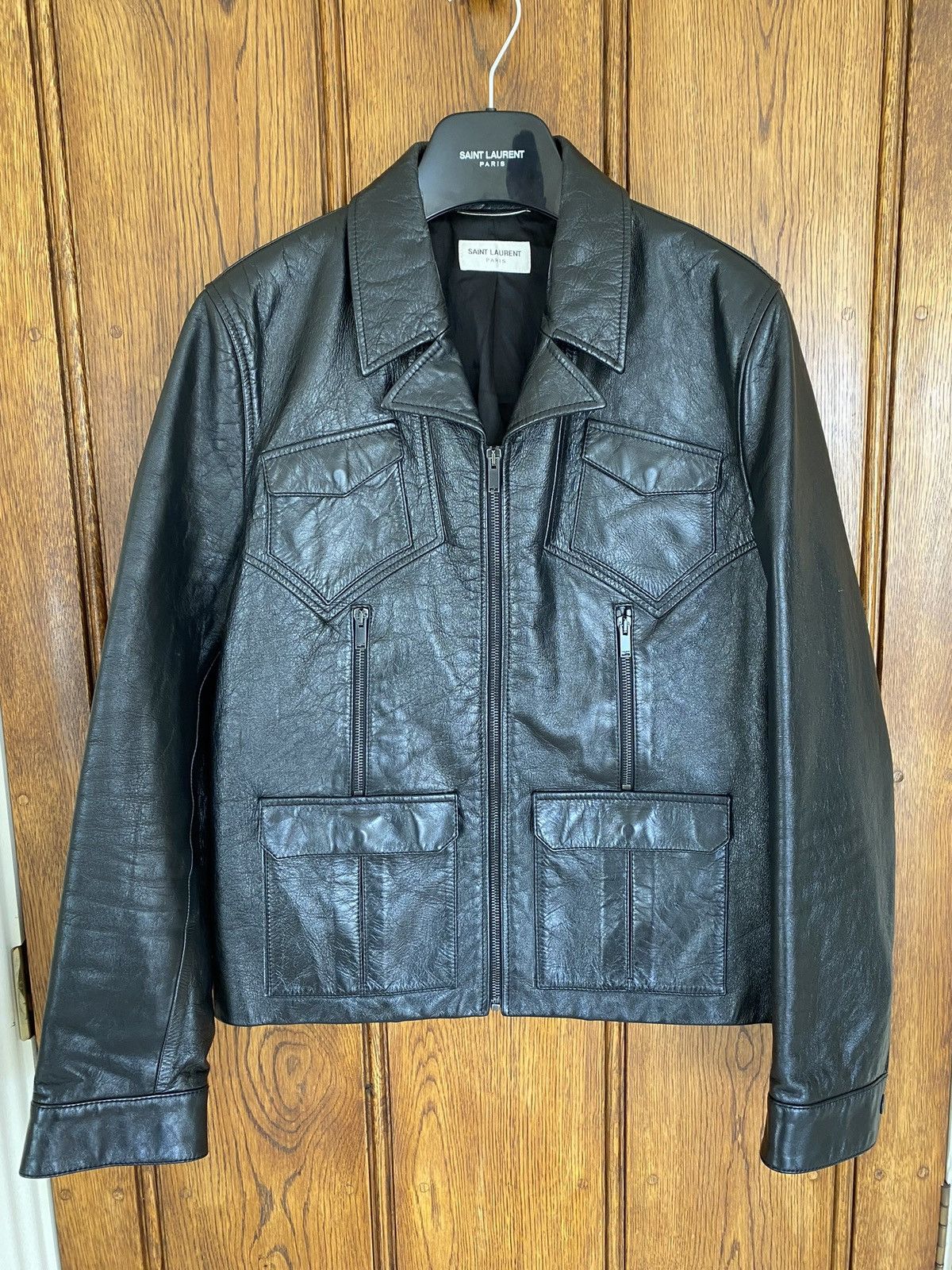 Saint Laurent Paris Saint Laurent Lenny Kravitz leather jacket iconic grail 50 Size US M / EU 48-50 / 2 - 2 Thumbnail