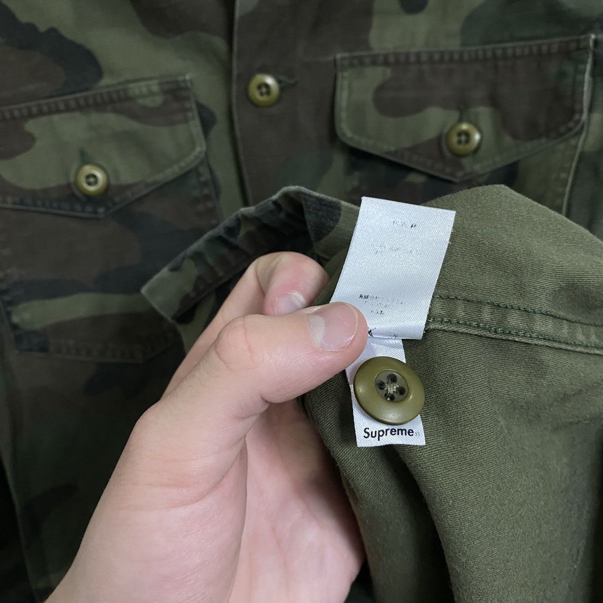 Supreme Vintage Supreme Military “Army” Overshirt Jacket Size US L / EU 52-54 / 3 - 15 Thumbnail