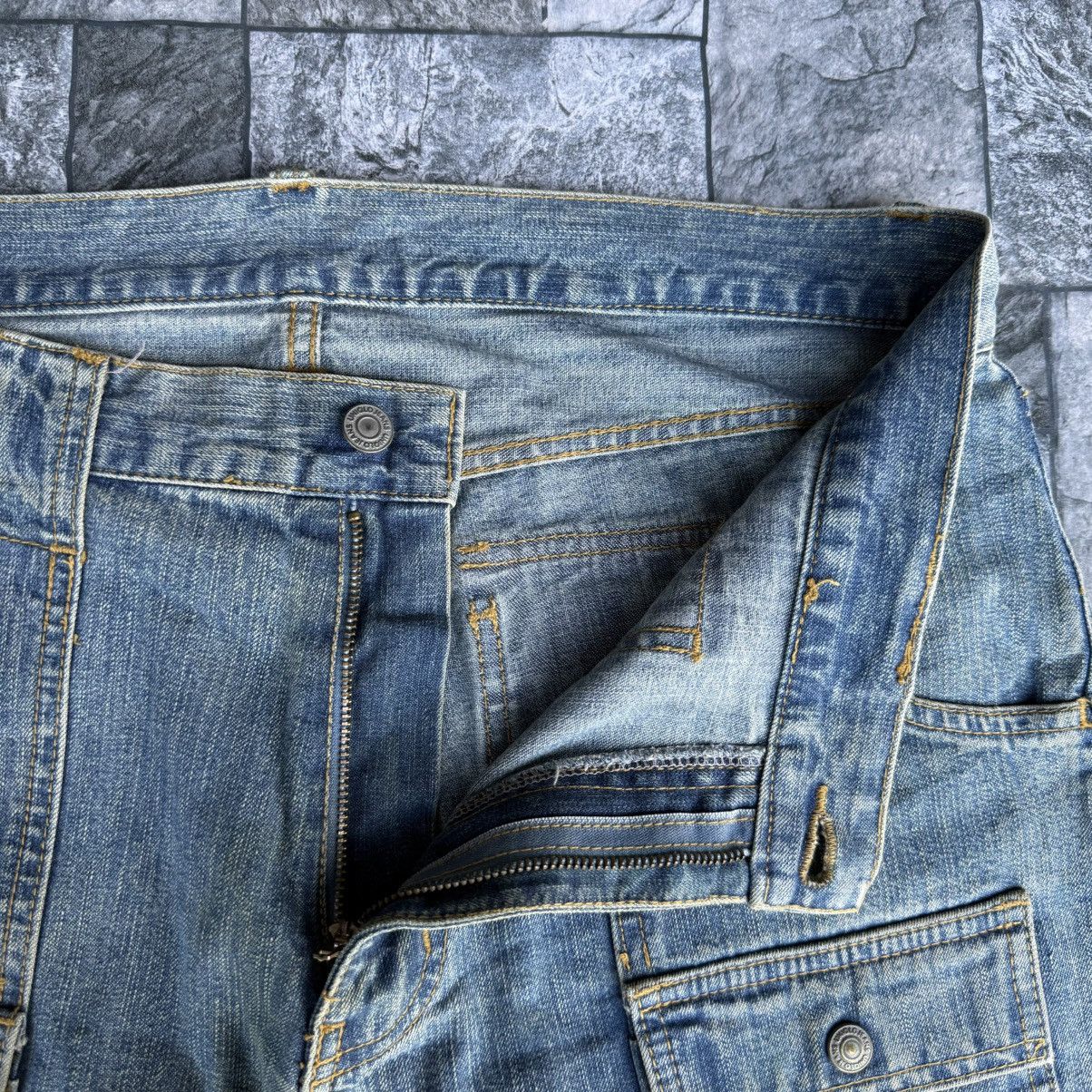 Japanese Brand Vintage Japanese Brand Bush Pants Faded Denim Jean Pants W36 Size US 36 / EU 52 - 8 Thumbnail