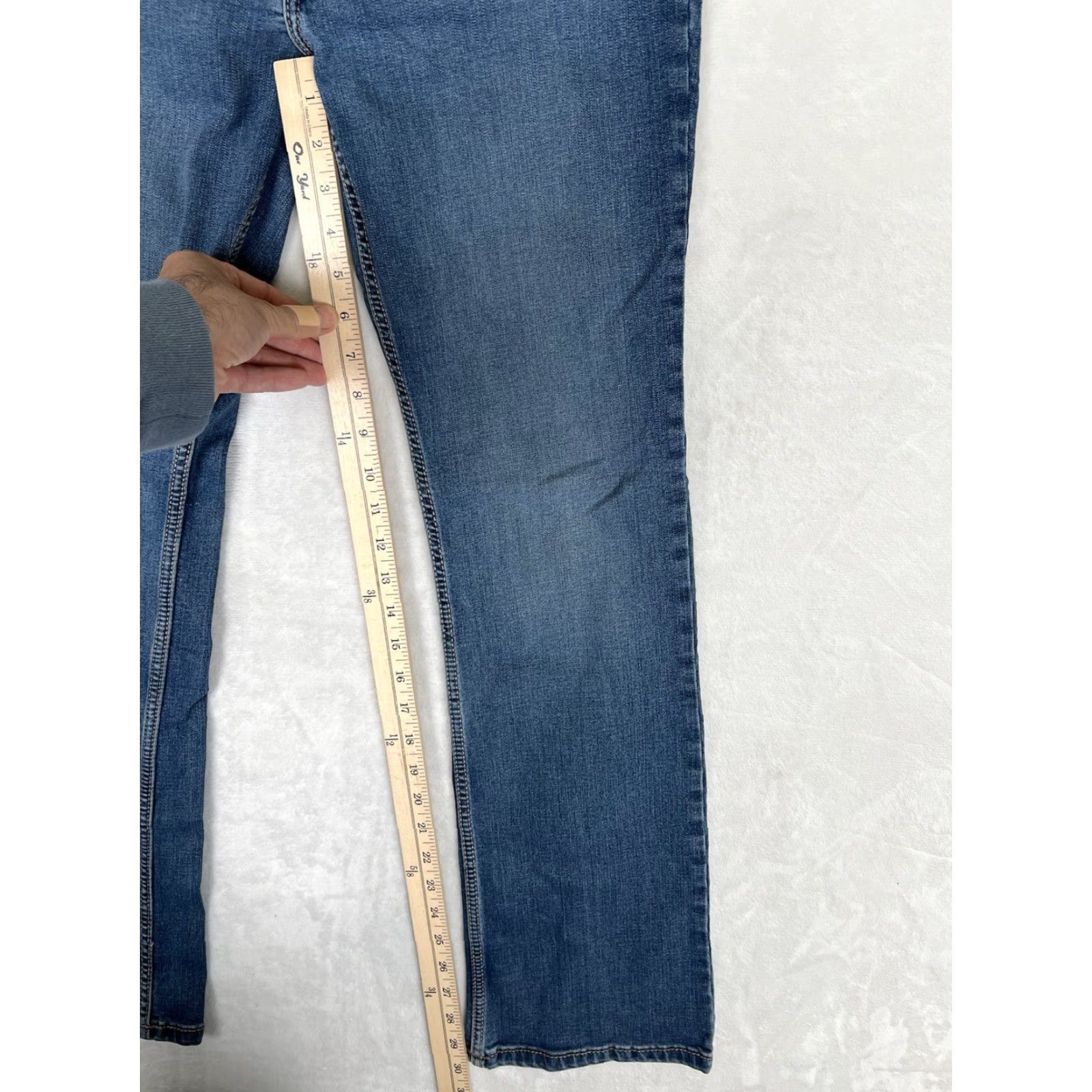 Wrangler Wrangler Jeans Bootcut Denim Blue Women 11X30 30 Waist 5-Pocket Cowboy Western Rodeo Wrangler Retro Size 32" / US 10 / IT 46 - 4 Thumbnail